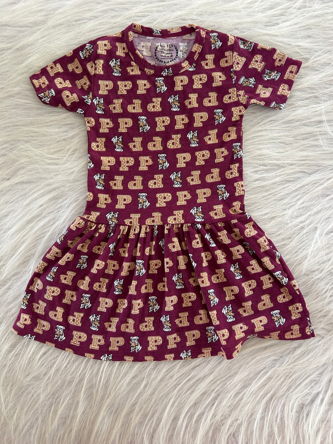 HALF SLEEVE FROCKS 3-4 YEARS