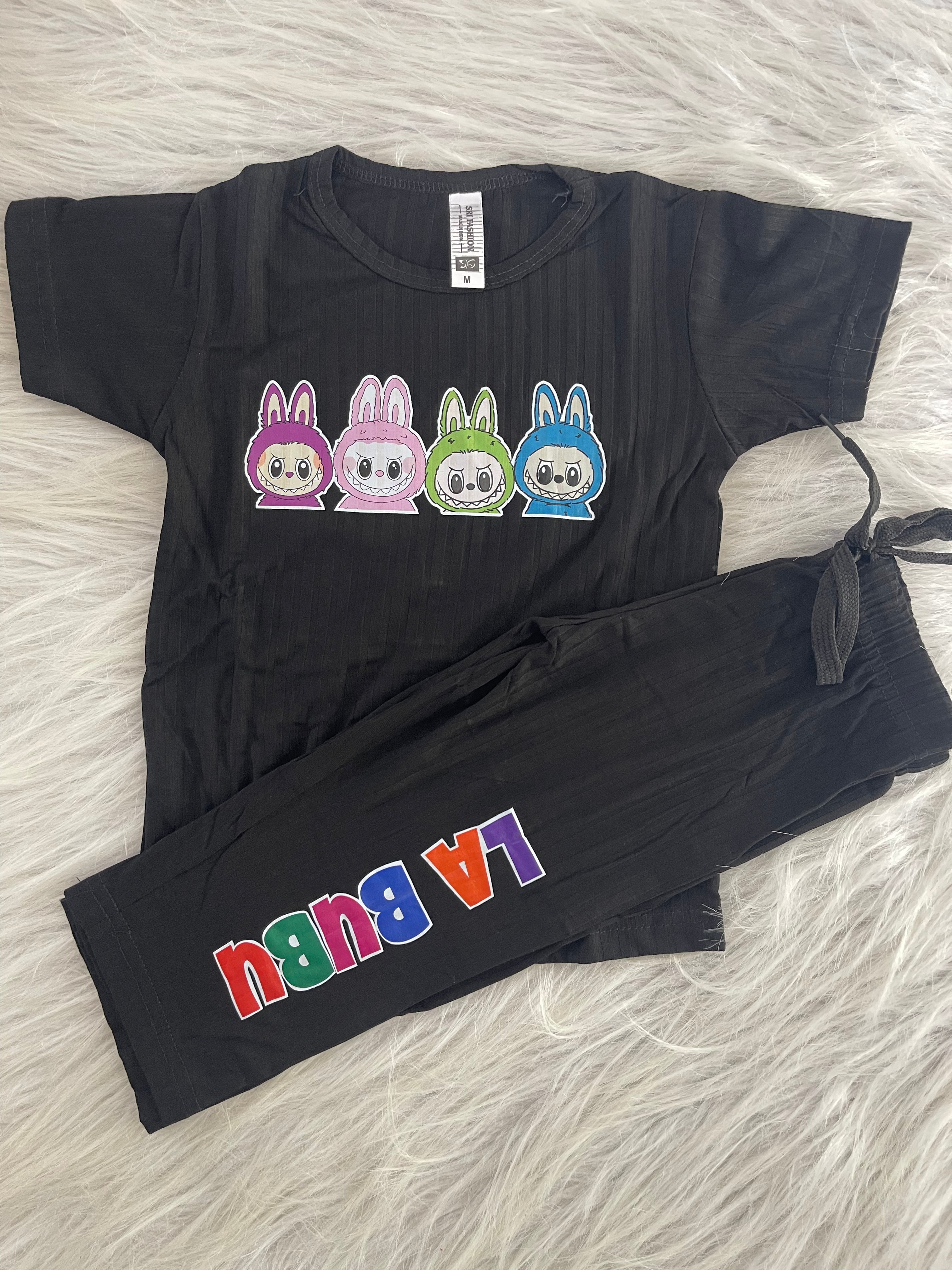 LABUBU PRINTED PYJAMA SETS 1996