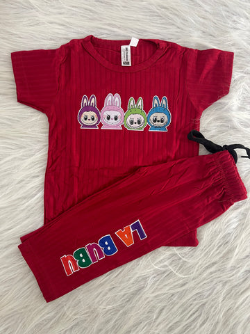 LABUBU PRINTED PYJAMA SETS 1996