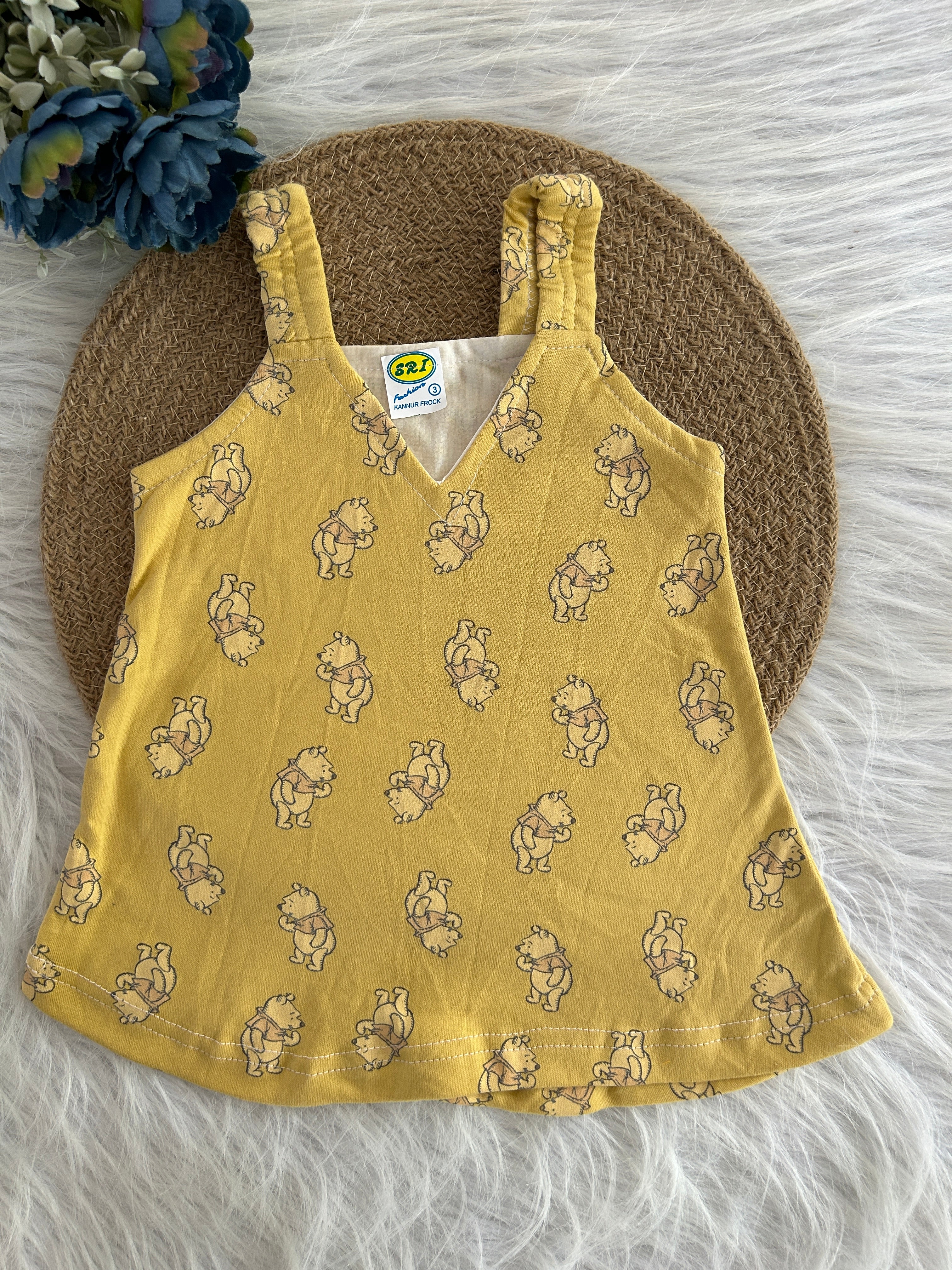 BELT FROCK/ SLEEVELESS FROCK/SUMMER FROCK 1103