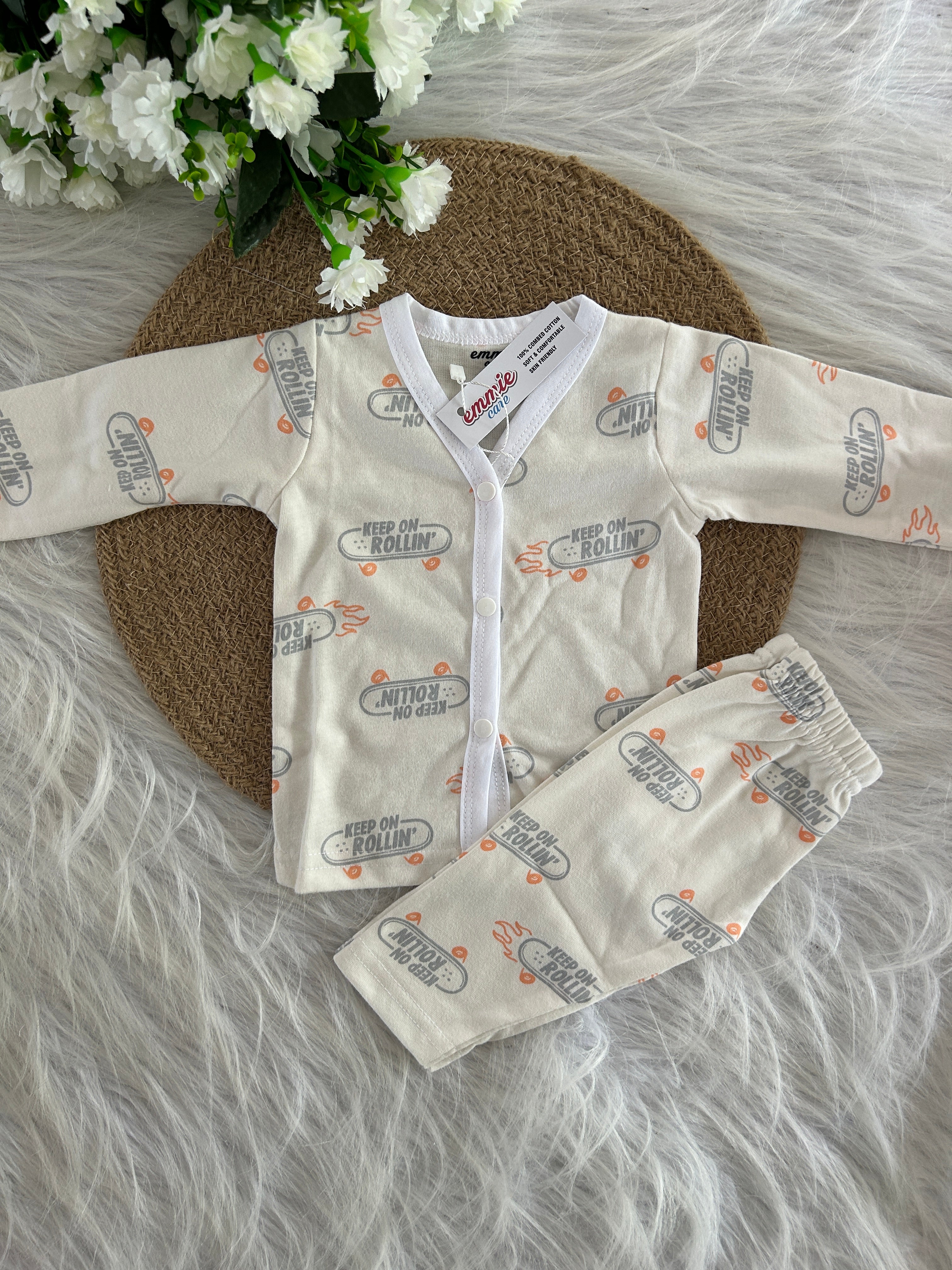 FULL SLEEVE/ JABLA SETS 0-3 MONTHS 1128