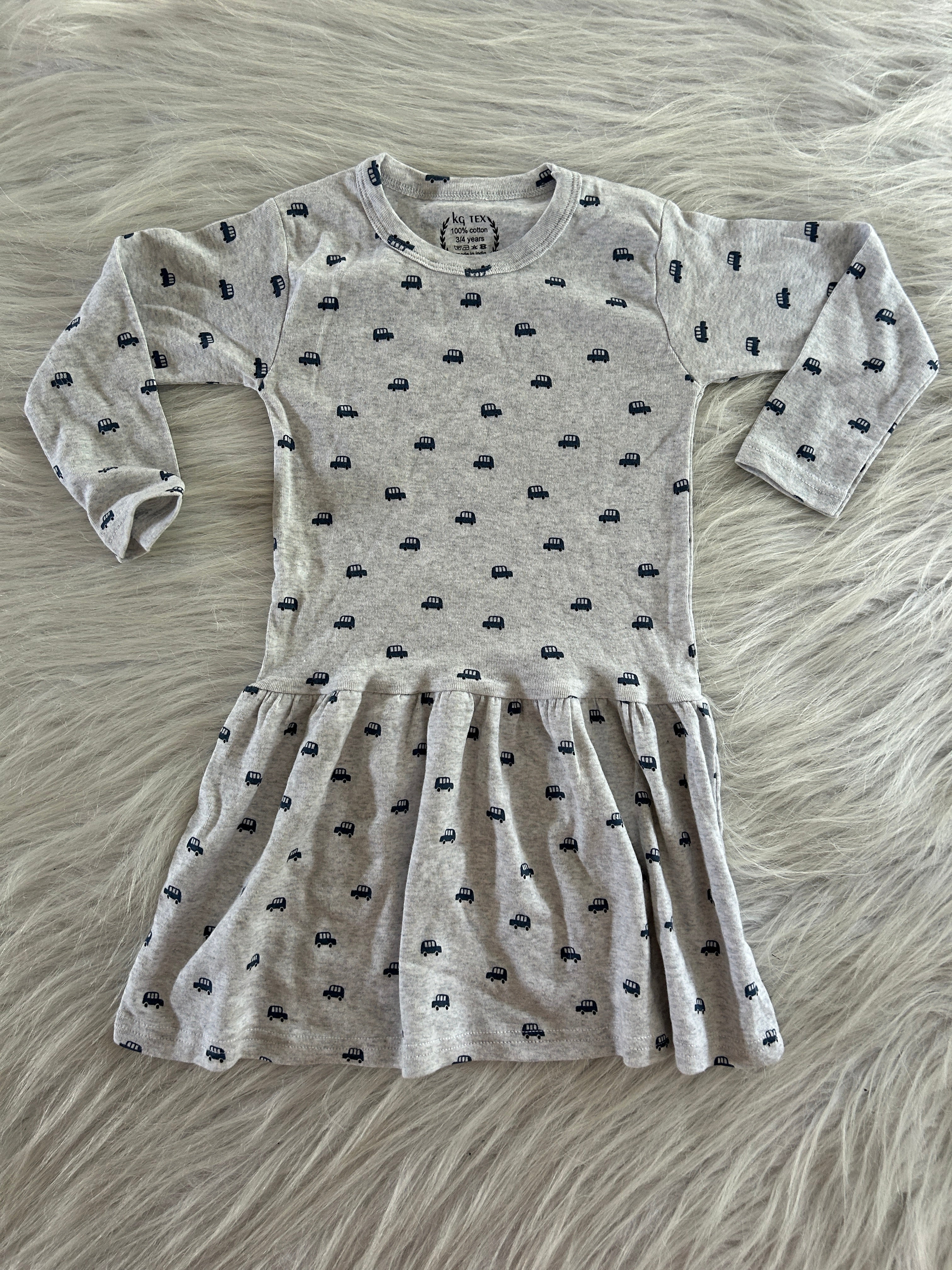 FULL SLEEVE FROCKS 3-4 YEARS