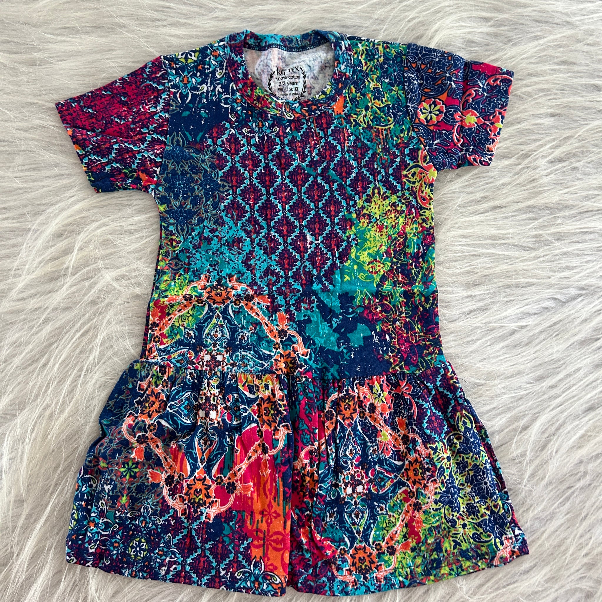 HALF SLEEVE FROCK 2-3 YEARS