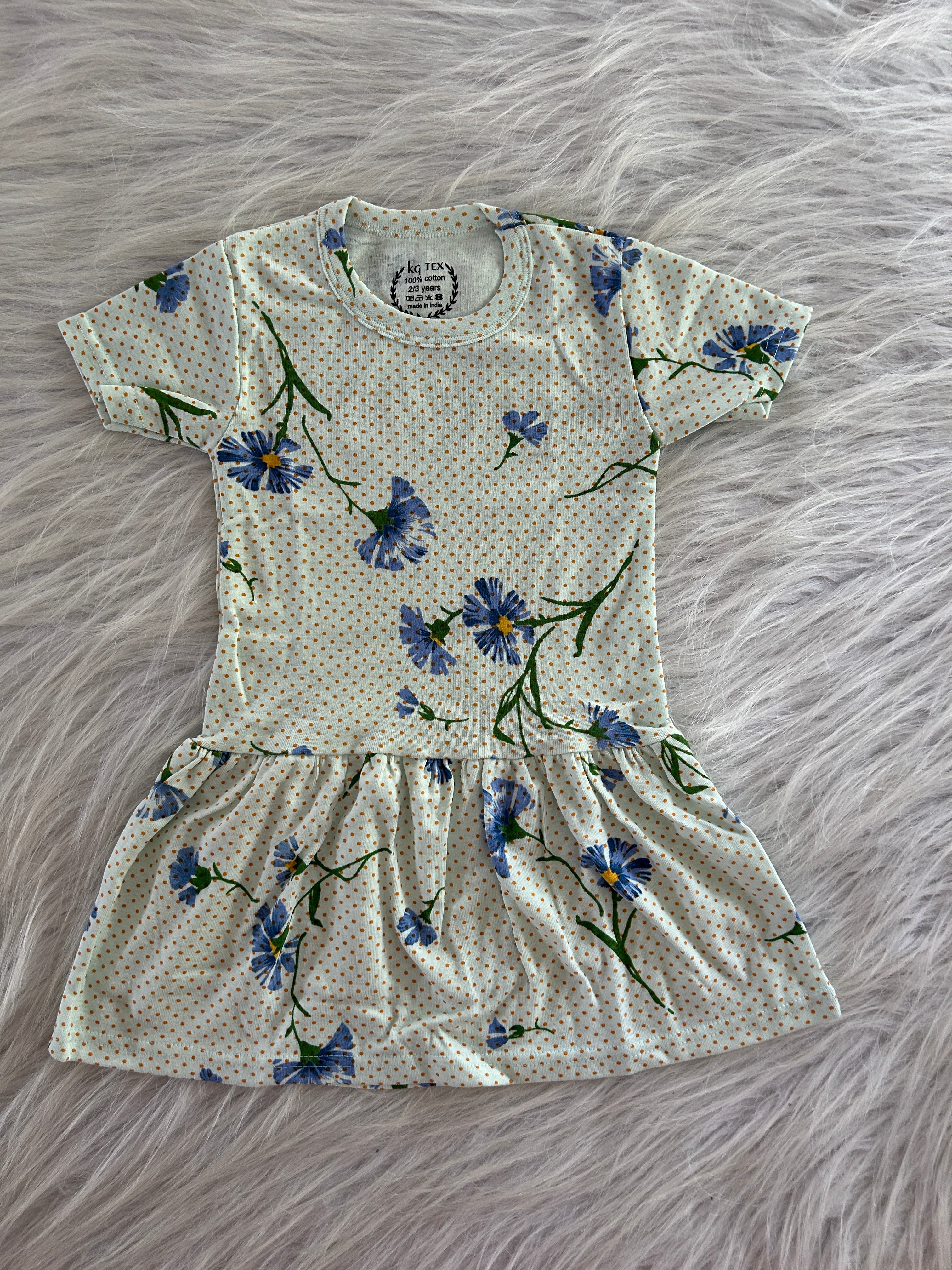 HALF SLEEVE FROCKS 3-4 YEARS