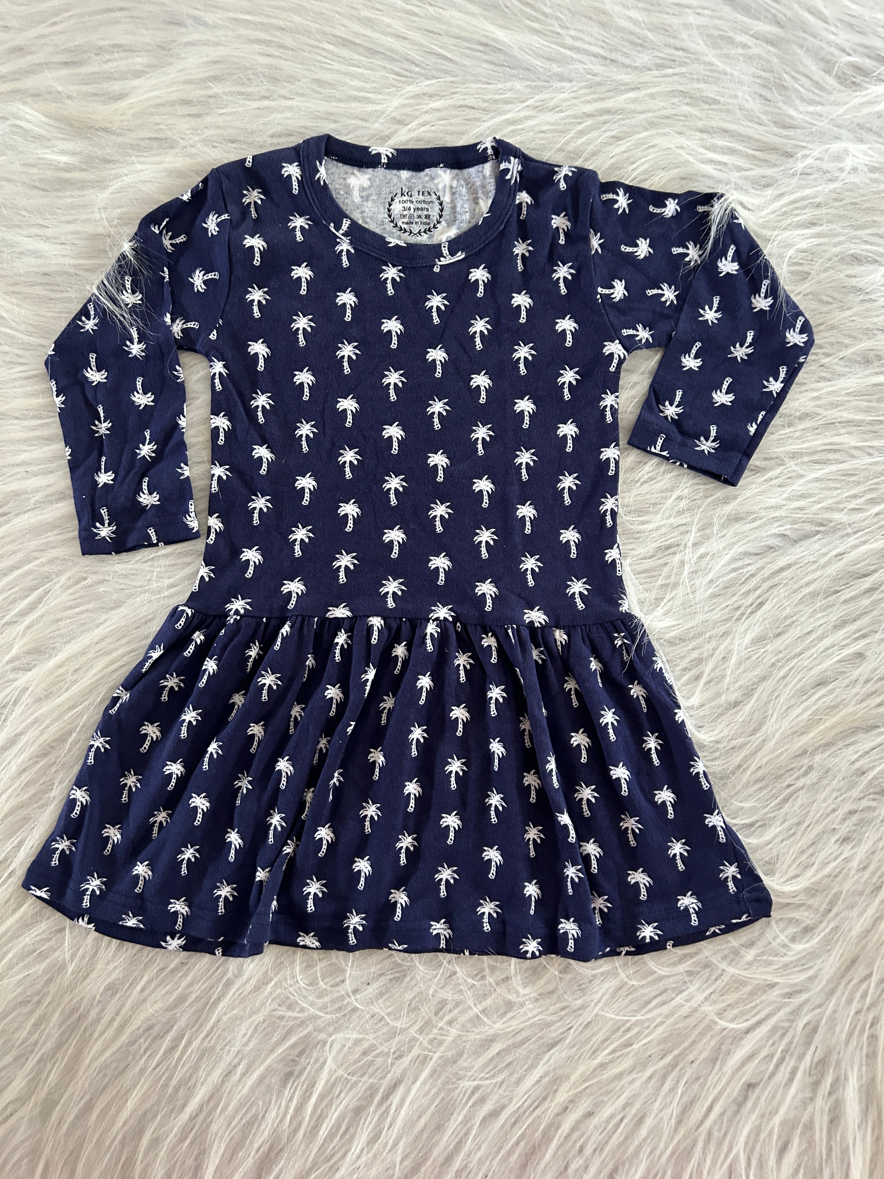 FULL SLEEVE FROCKS 3-4 YEARS