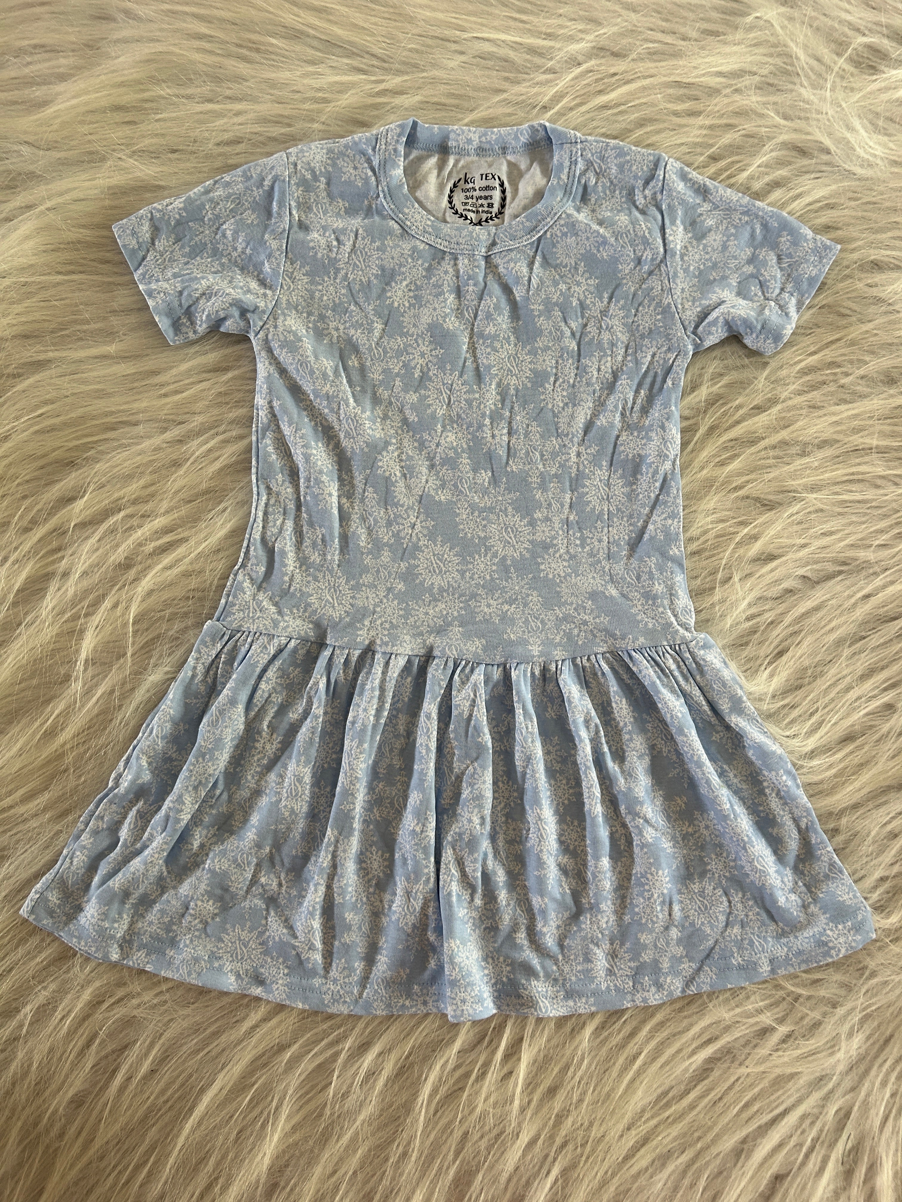 HALF SLEEVE FROCKS 3-4 YEARS