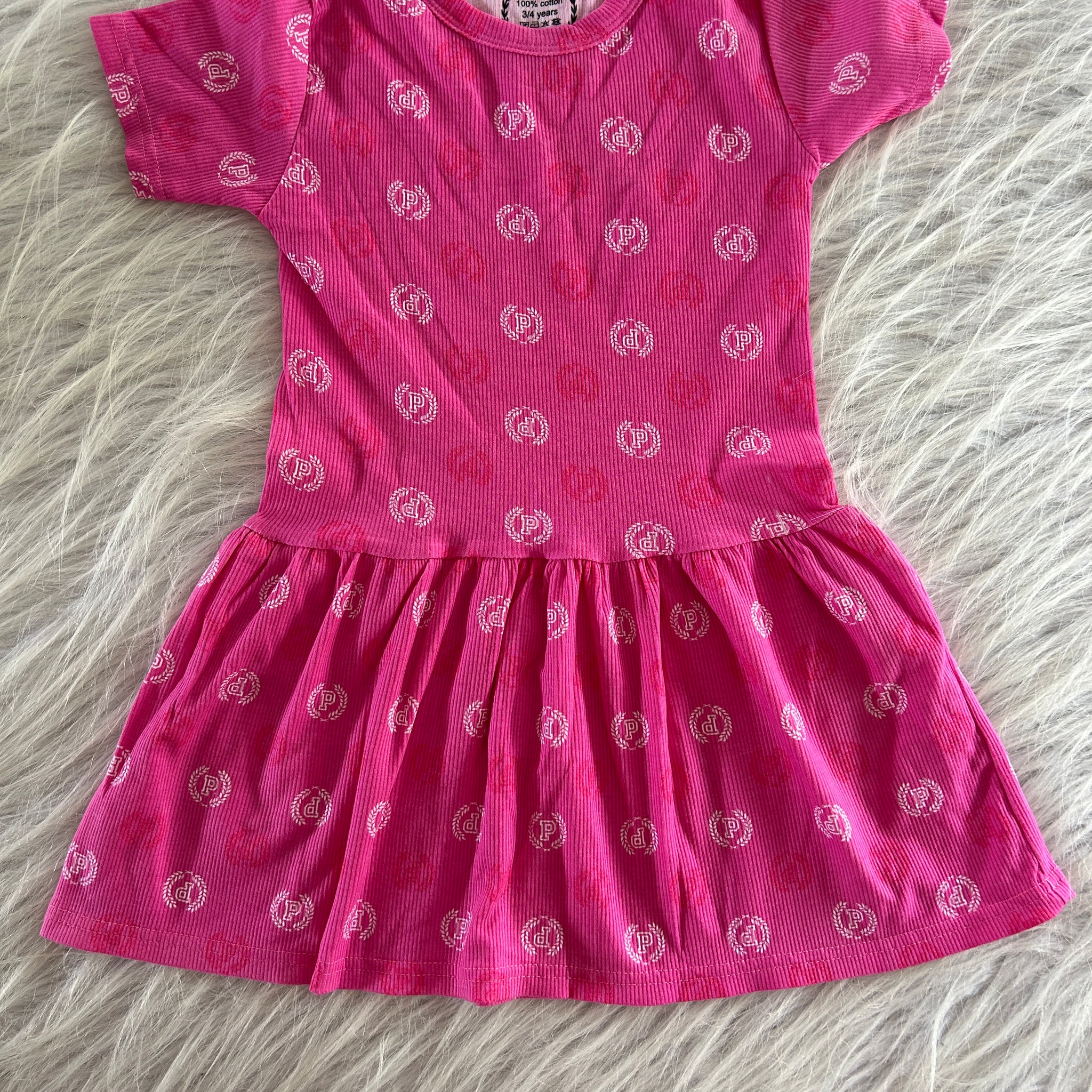 HALF SLEEVE FROCKS 3-4 YEARS