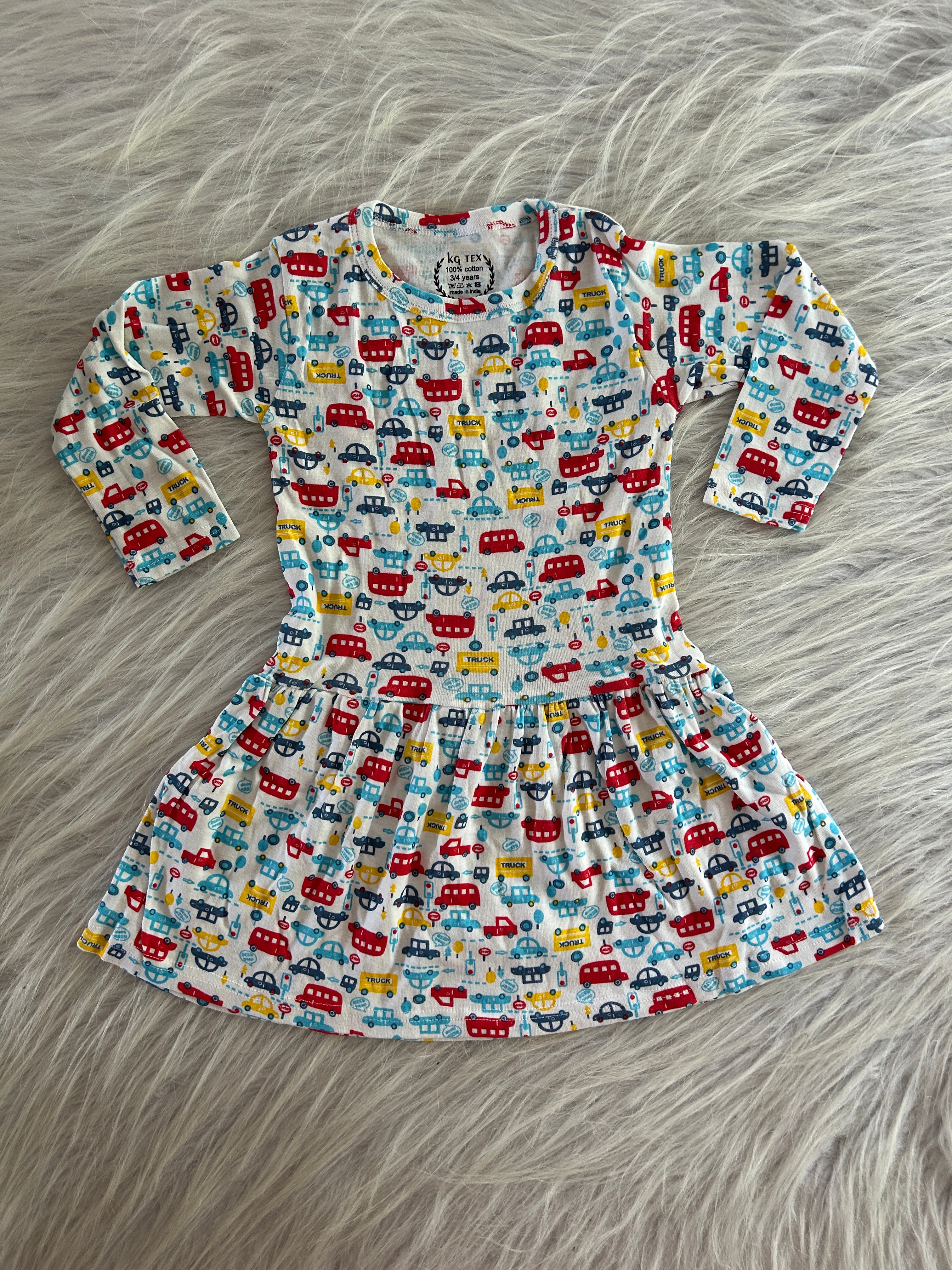 FULL SLEEVE FROCKS 3-4 YEARS
