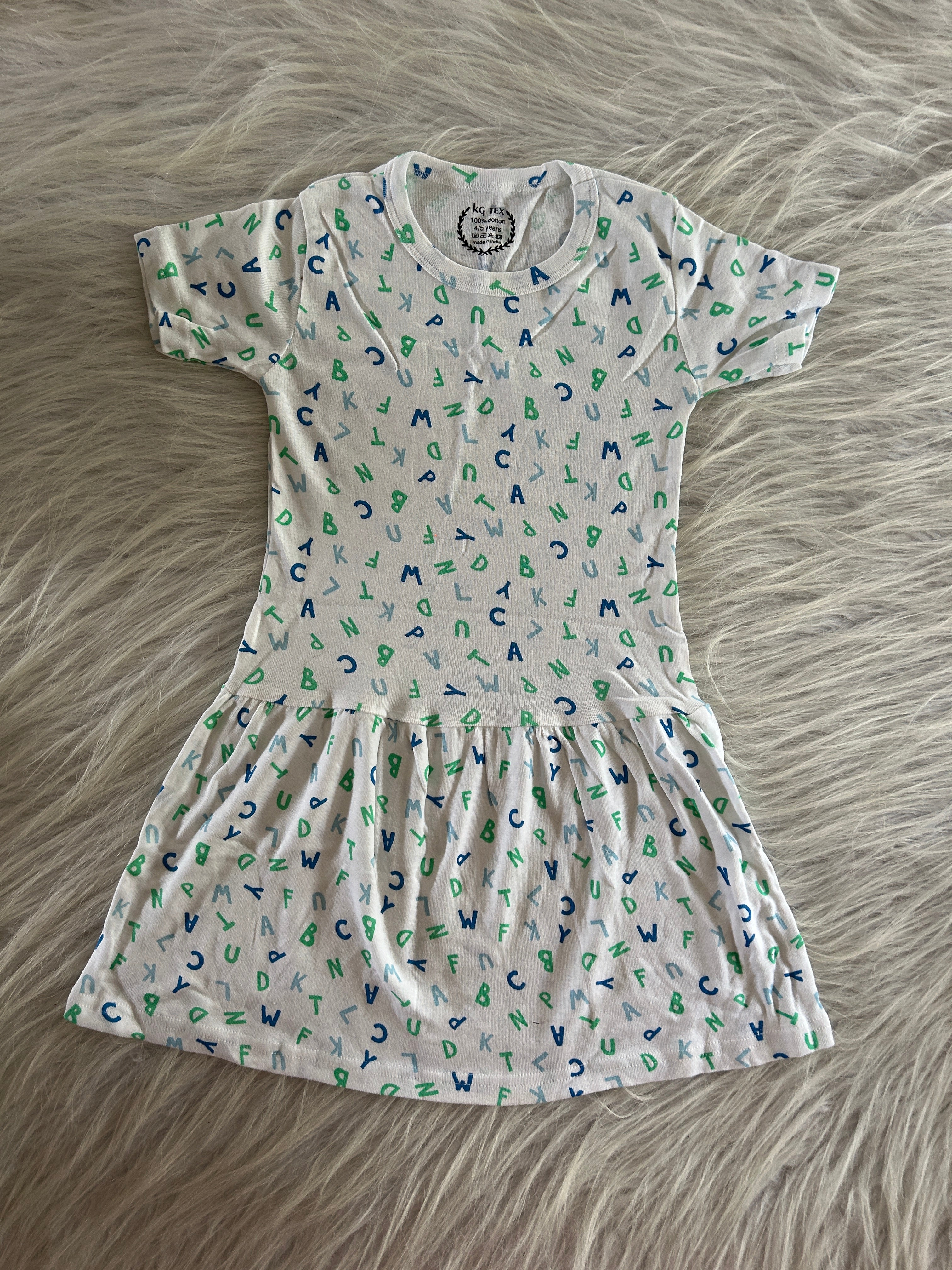 HALF SLEEVE FROCKS 5-6 YEARS