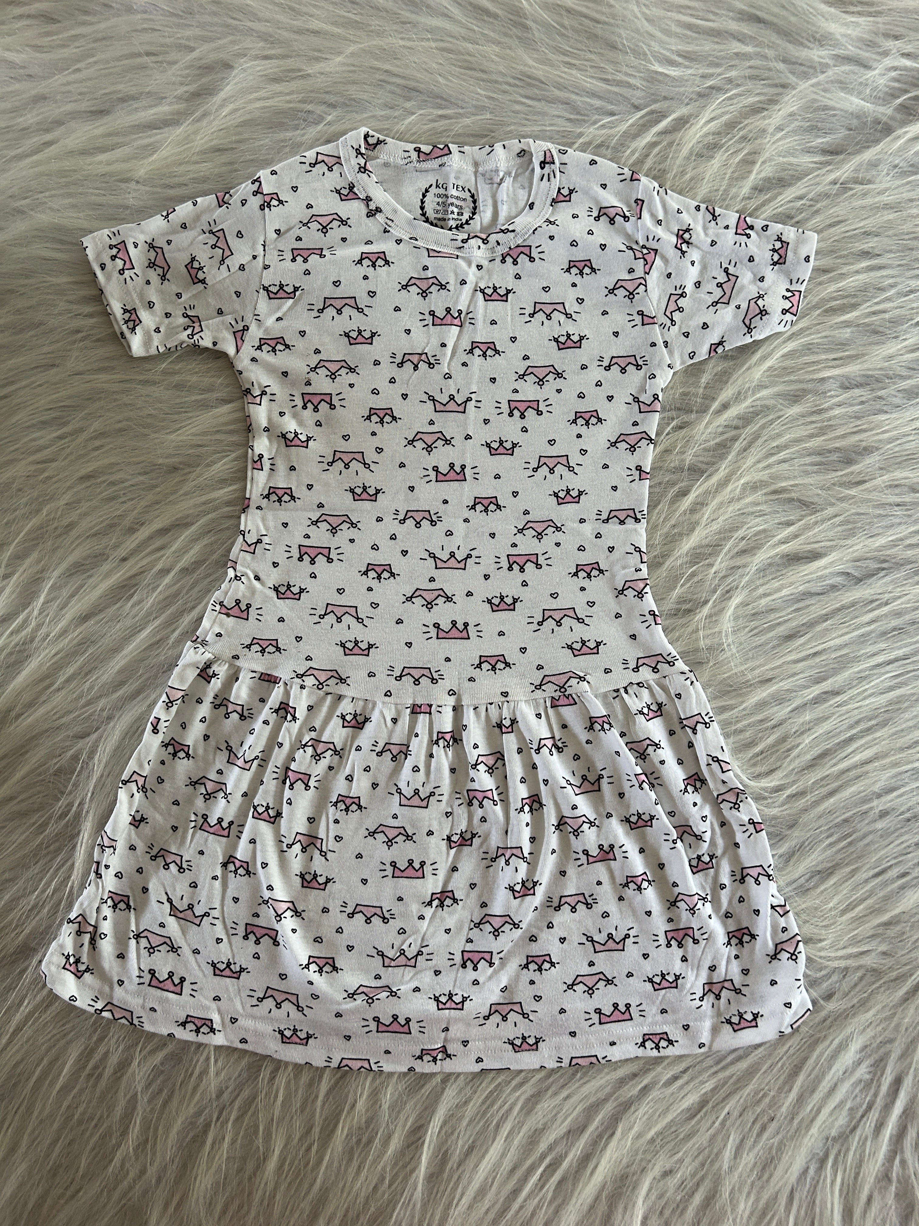HALF SLEEVE FROCKS 4-5 YEARS