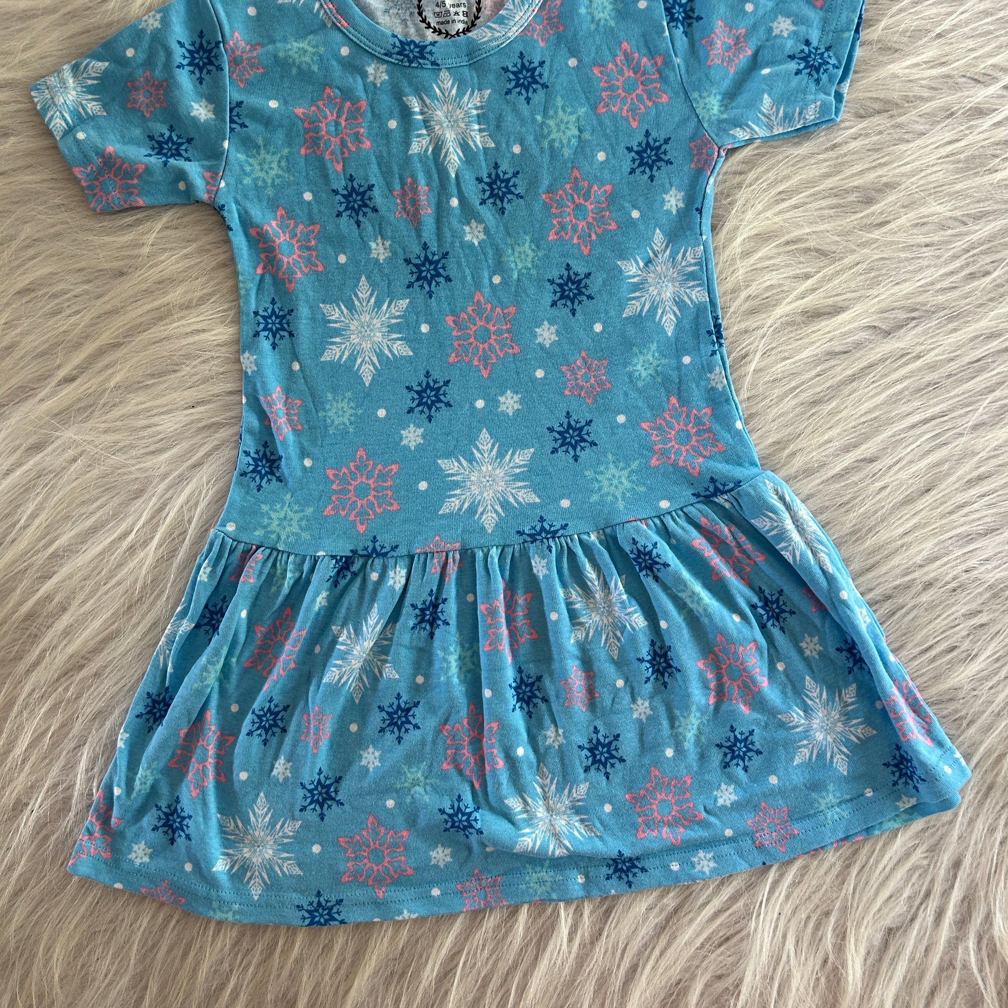 HALF SLEEVE FROCKS 4-5 YEARS