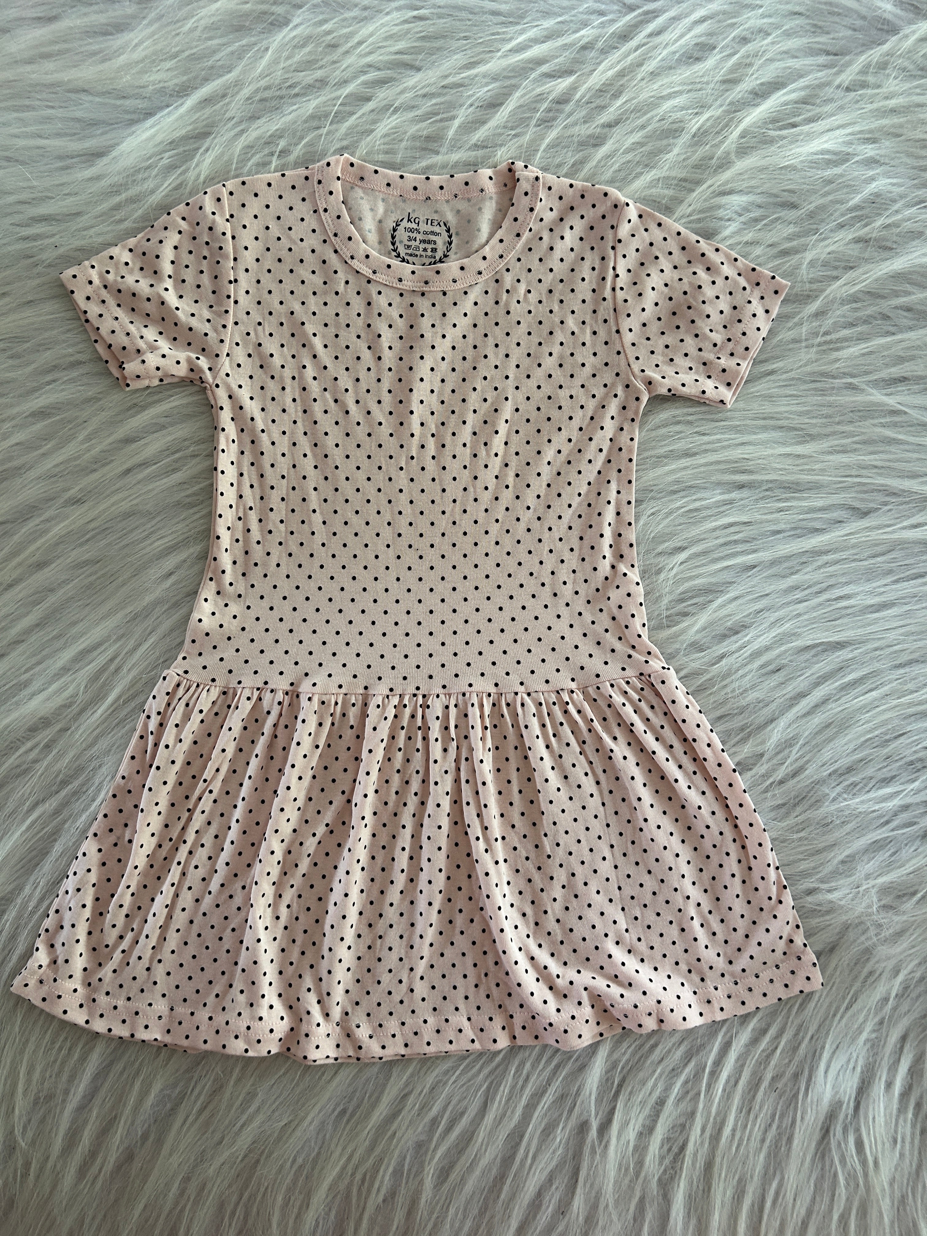 HALF SLEEVE FROCKS 3-4 YEARS