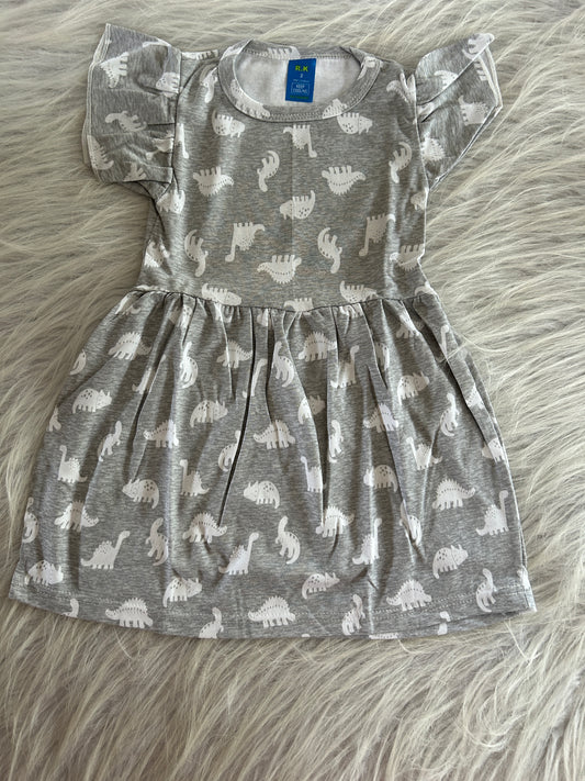 RUFFLE SLEEVE FROCKS 3-4 YEARS