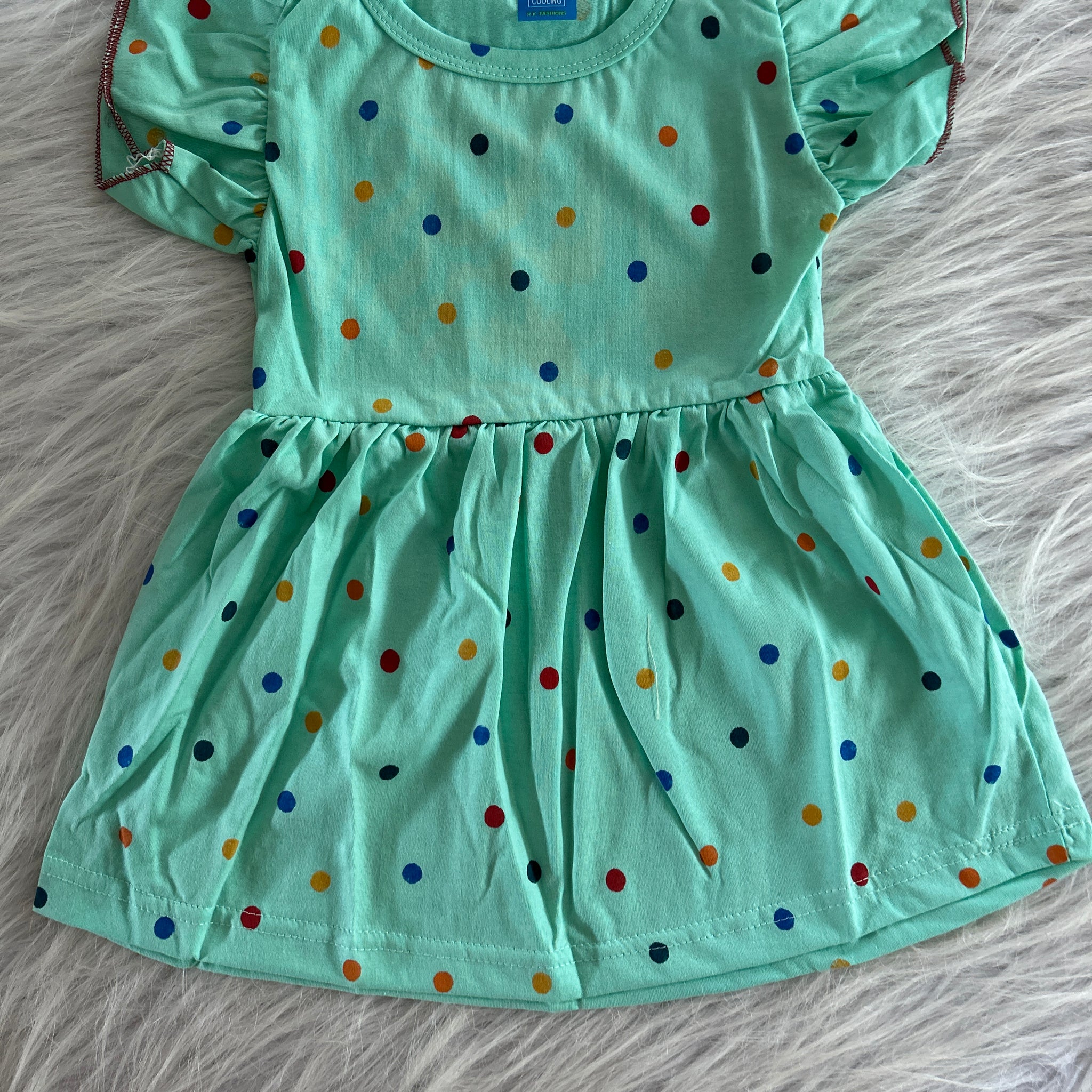 RUFFLE SLEEVE FROCKS 2-3 YEARS