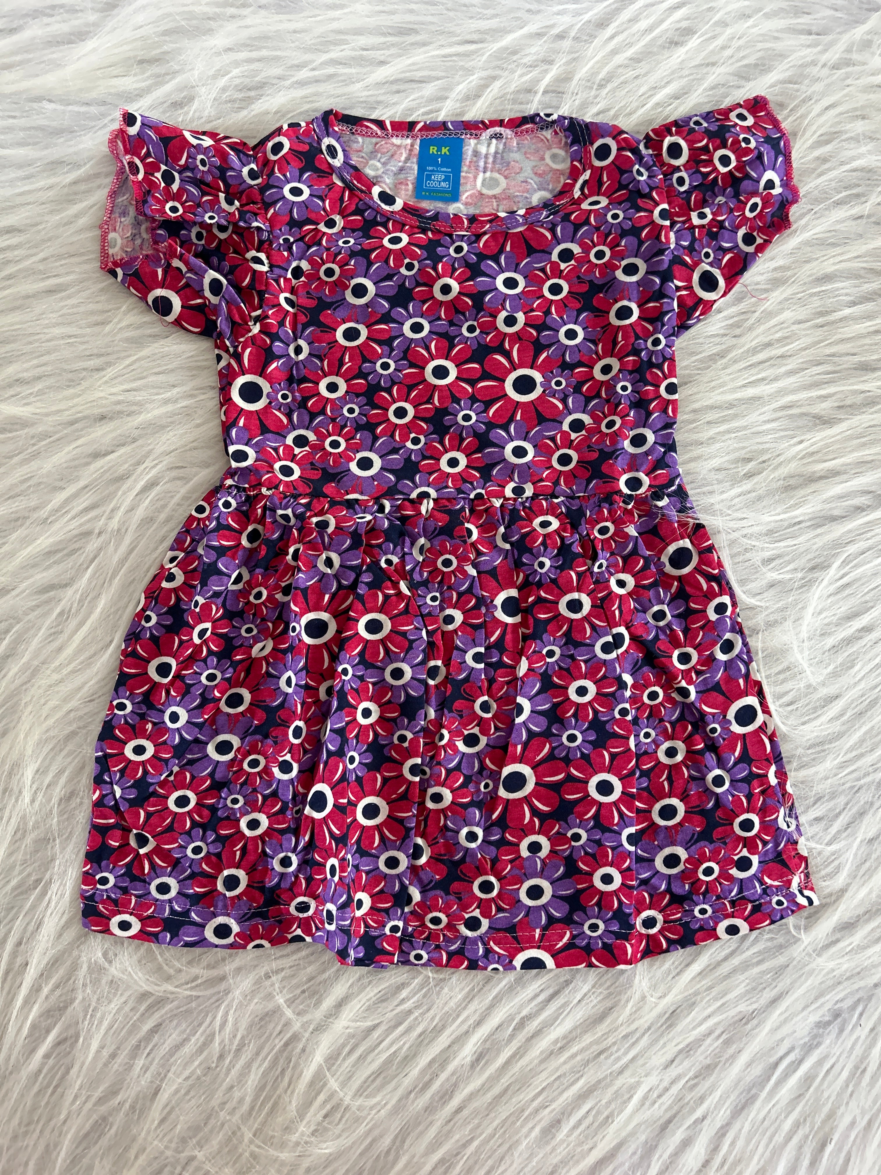 RUFFLE SLEEVE FROCKS 2-3 YEARS
