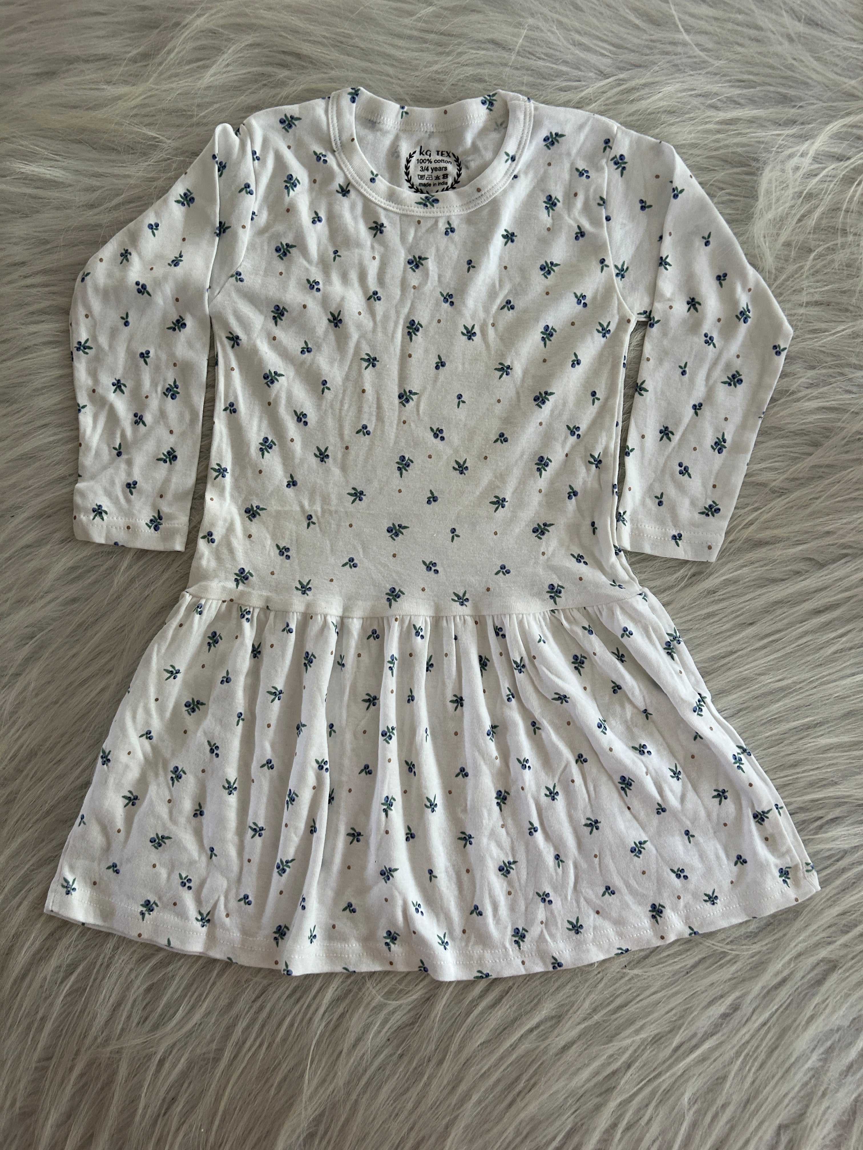 FULL SLEEVE FROCKS 3-4 YEARS