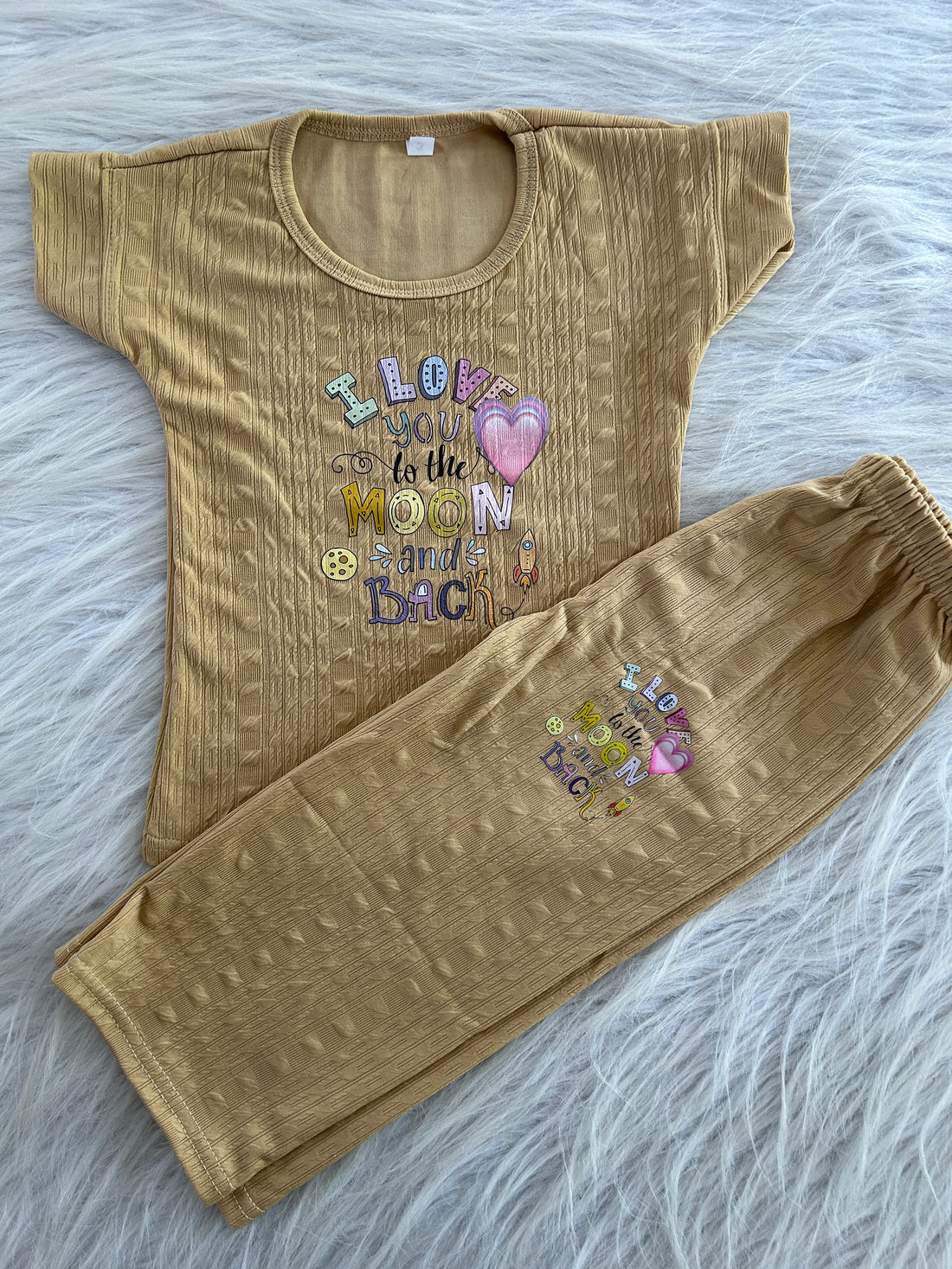 centre printed pant set