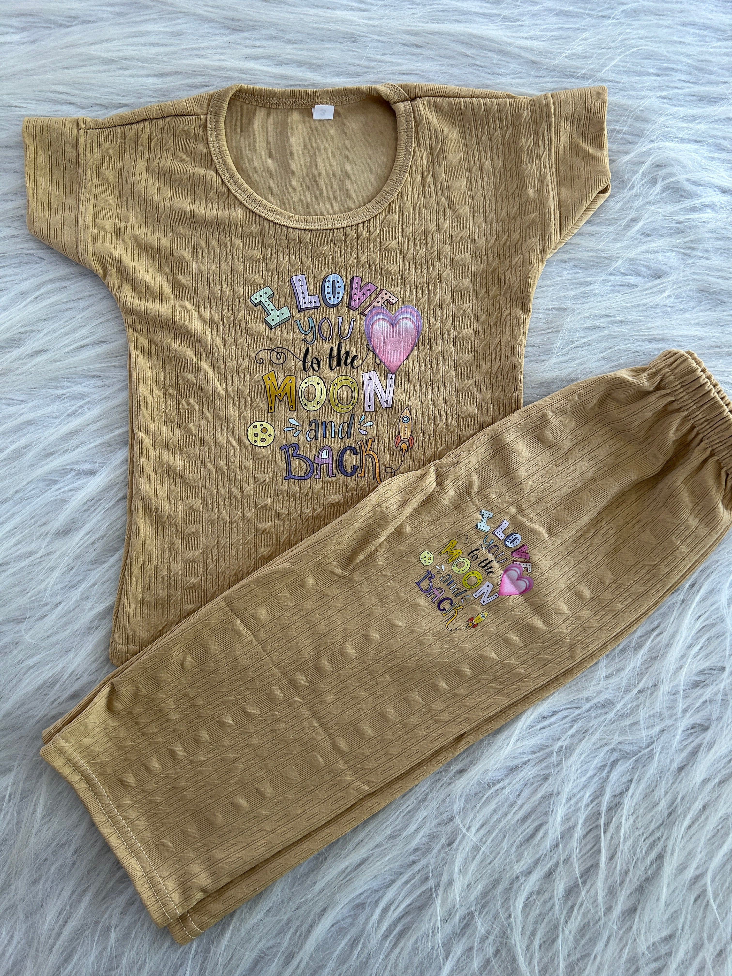 centre printed pant set