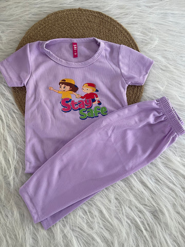 RIBBED PYJAMA SETS