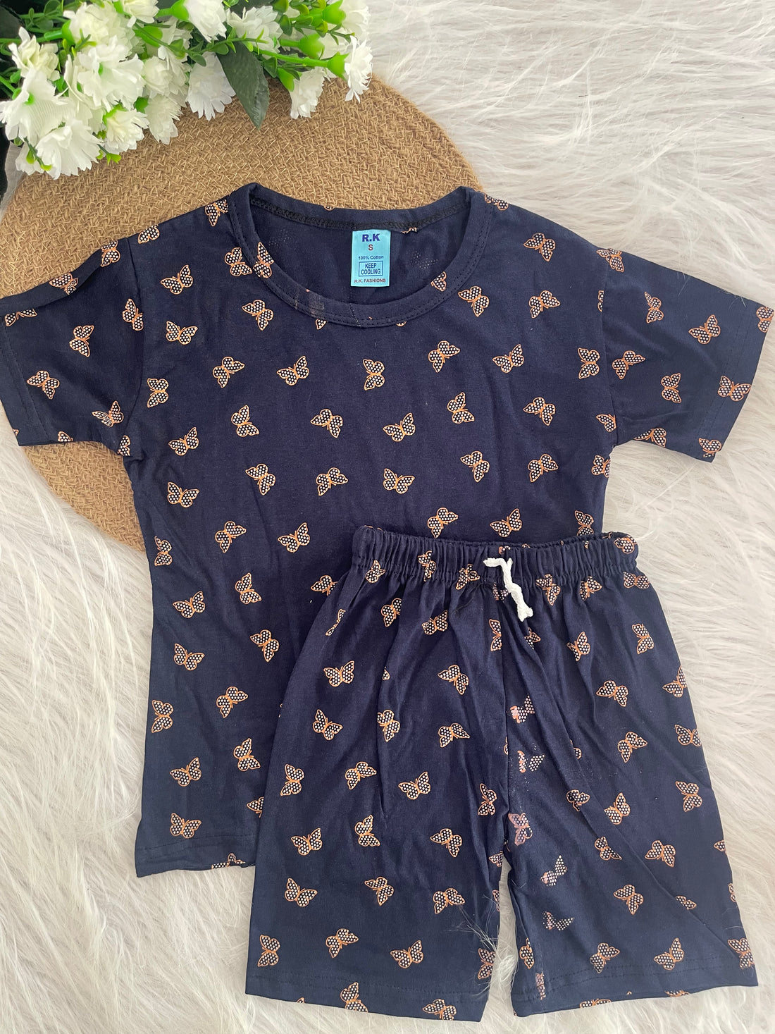 PRINTED SHORTS SETS 6-7/ 7-8 YEARS