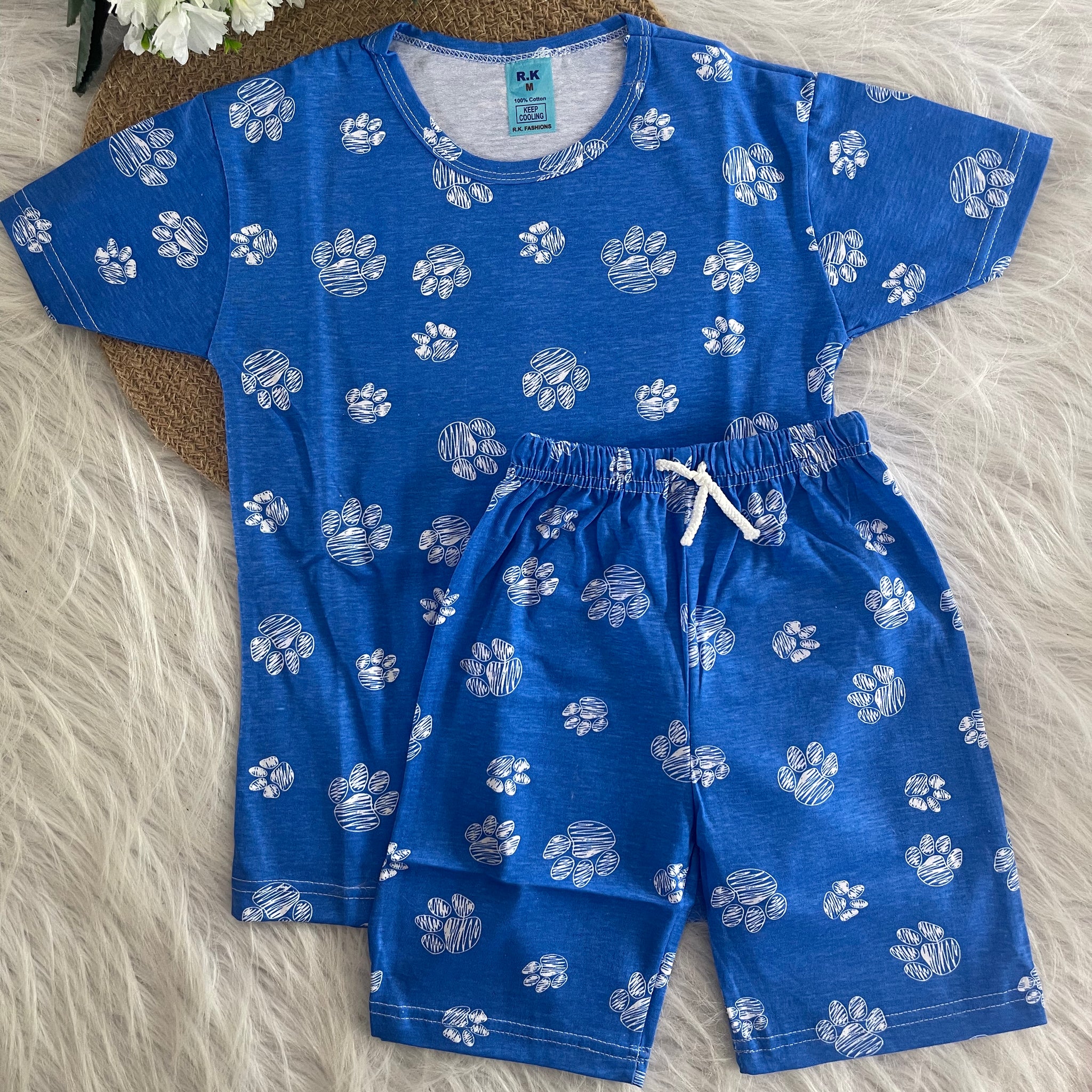 PRINTED SHORTS SETS 6-7/ 7-8 YEARS