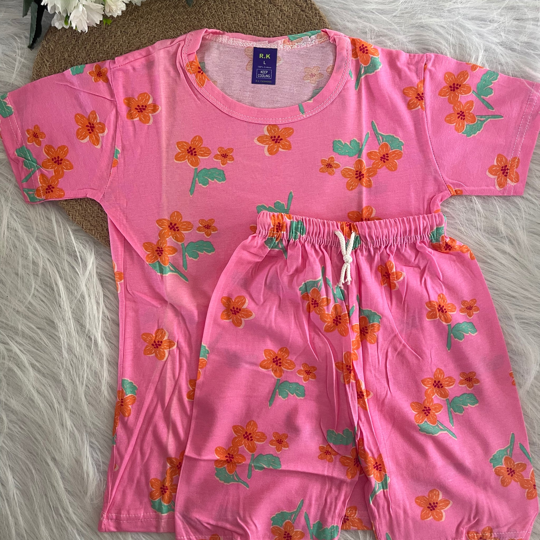 PRINTED SHORTS SETS 8-9/9-10 YEARS