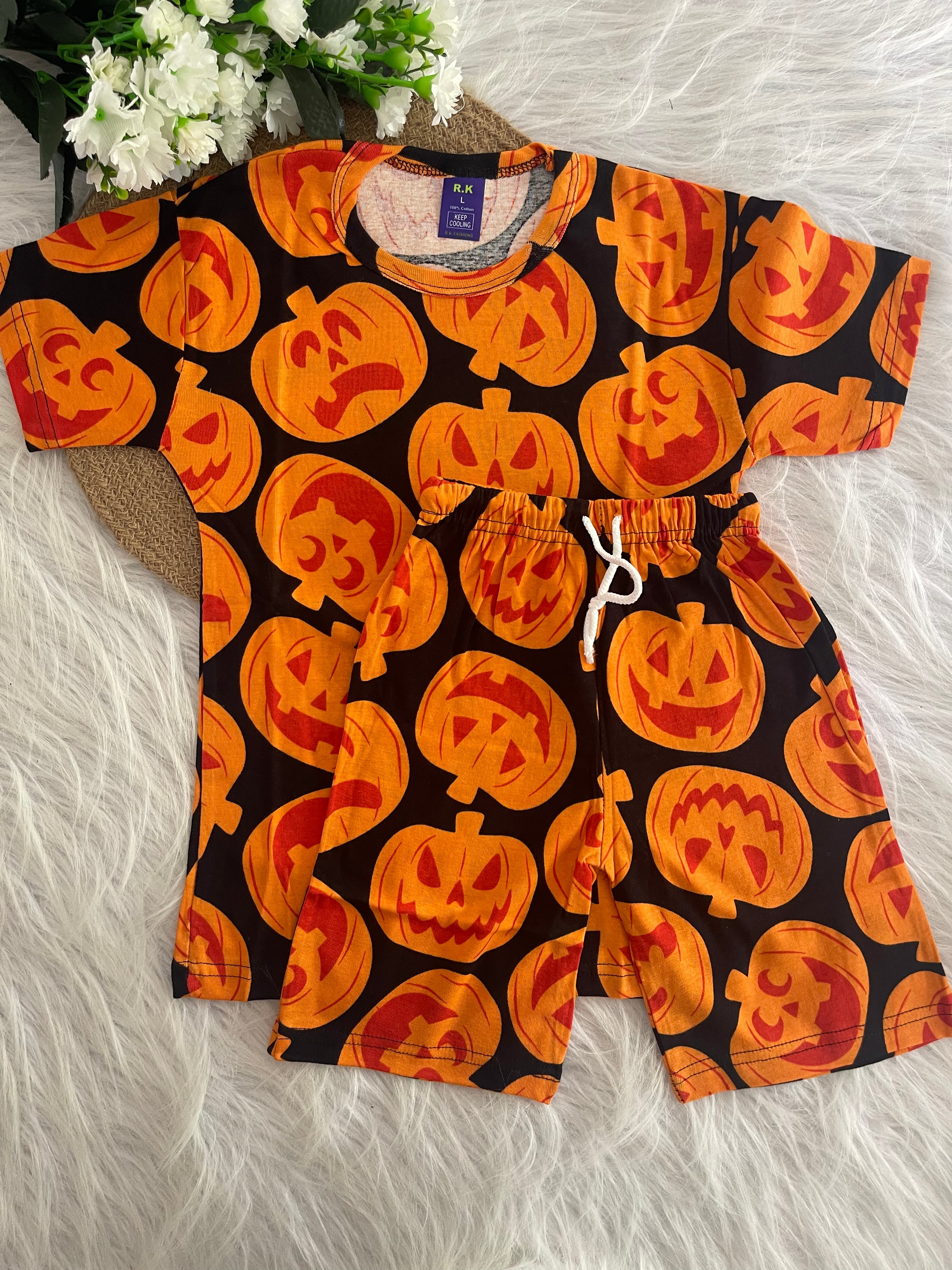 PRINTED SHORTS SETS 8-9/9-10 YEARS