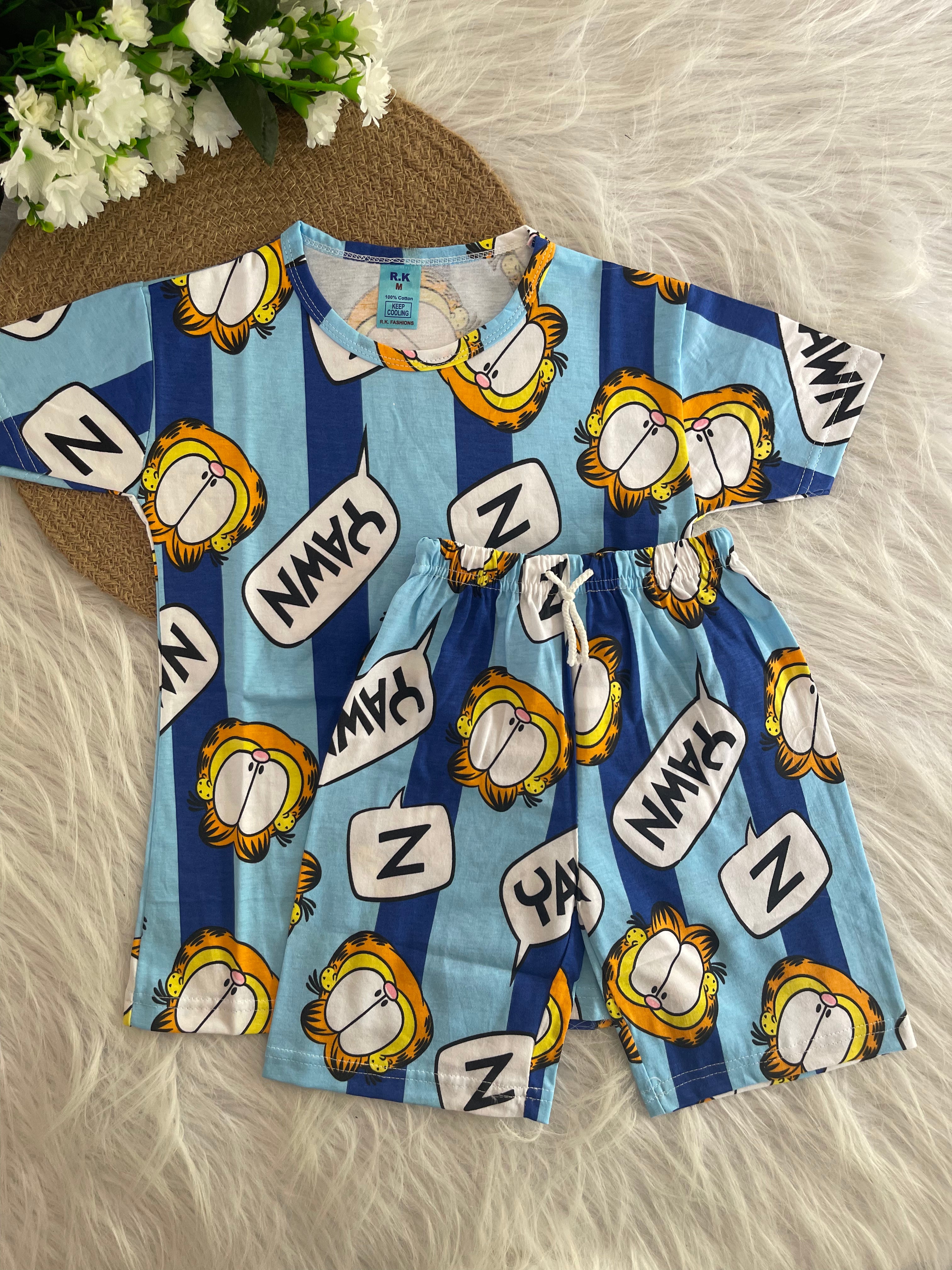 PRINTED SHORTS SETS 6-7/ 7-8 YEARS