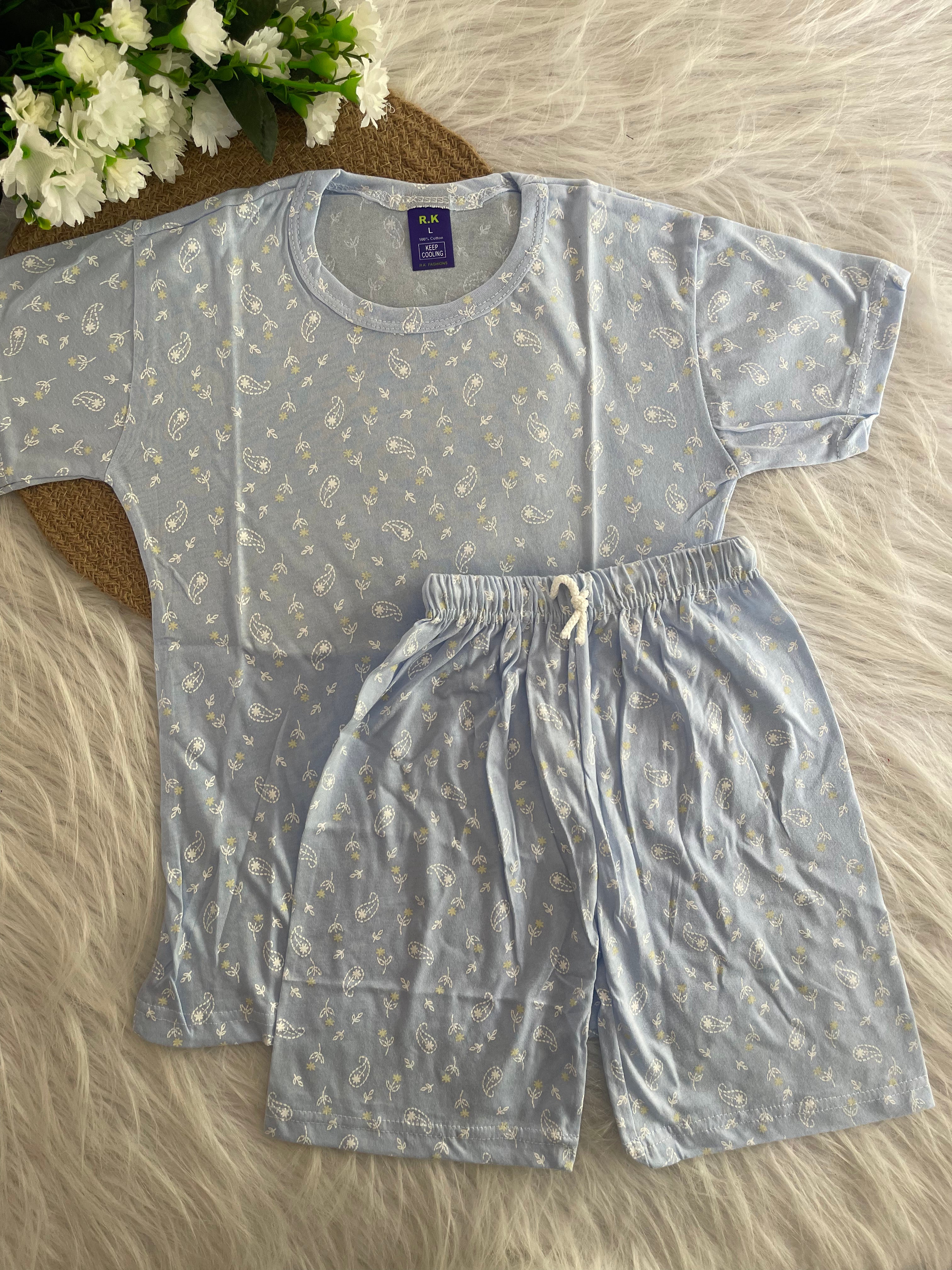 PRINTED SHORTS SETS 8-9/9-10 YEARS