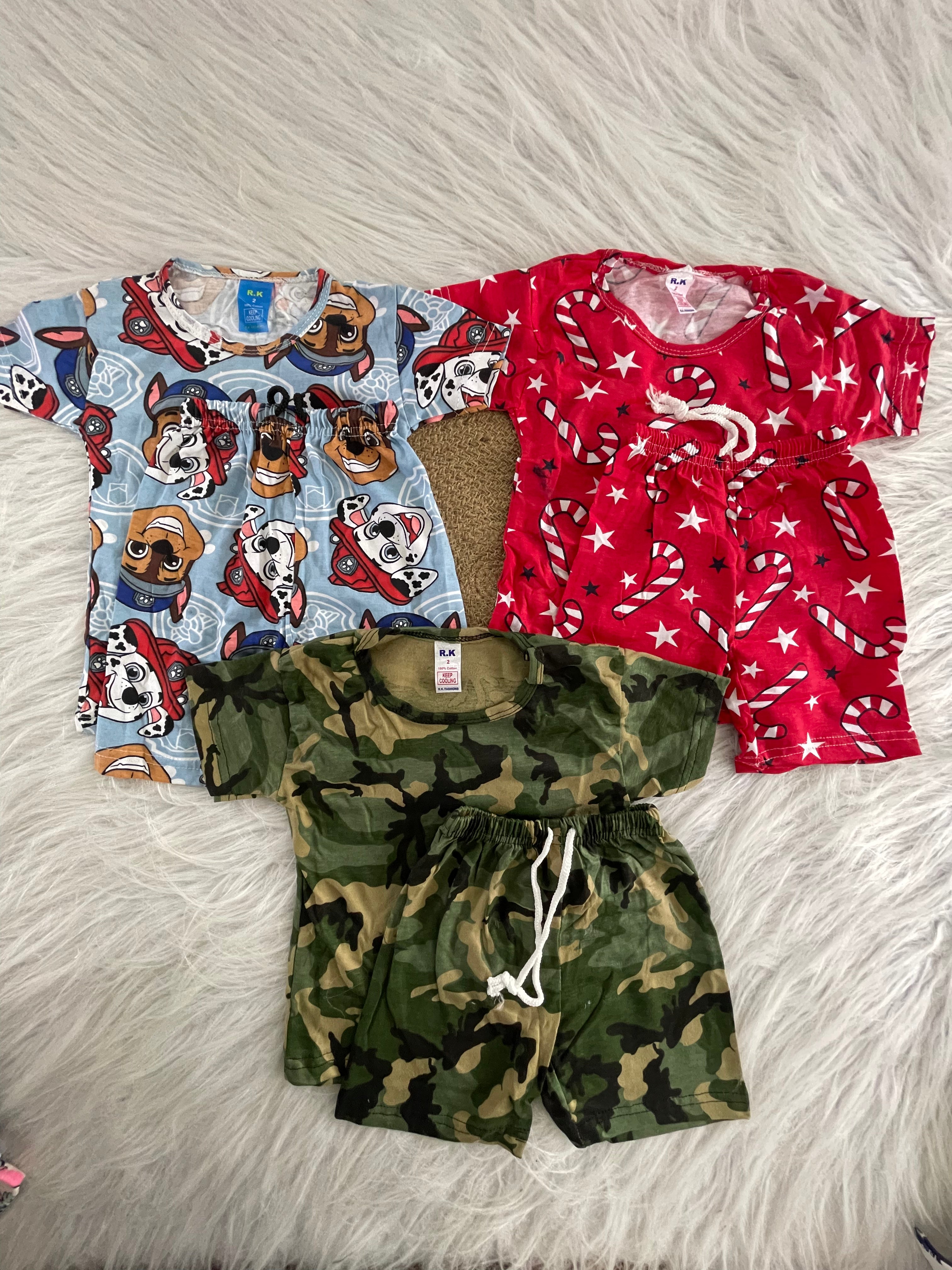 3 PC COMBO SETS 1-2 YEARS 1157