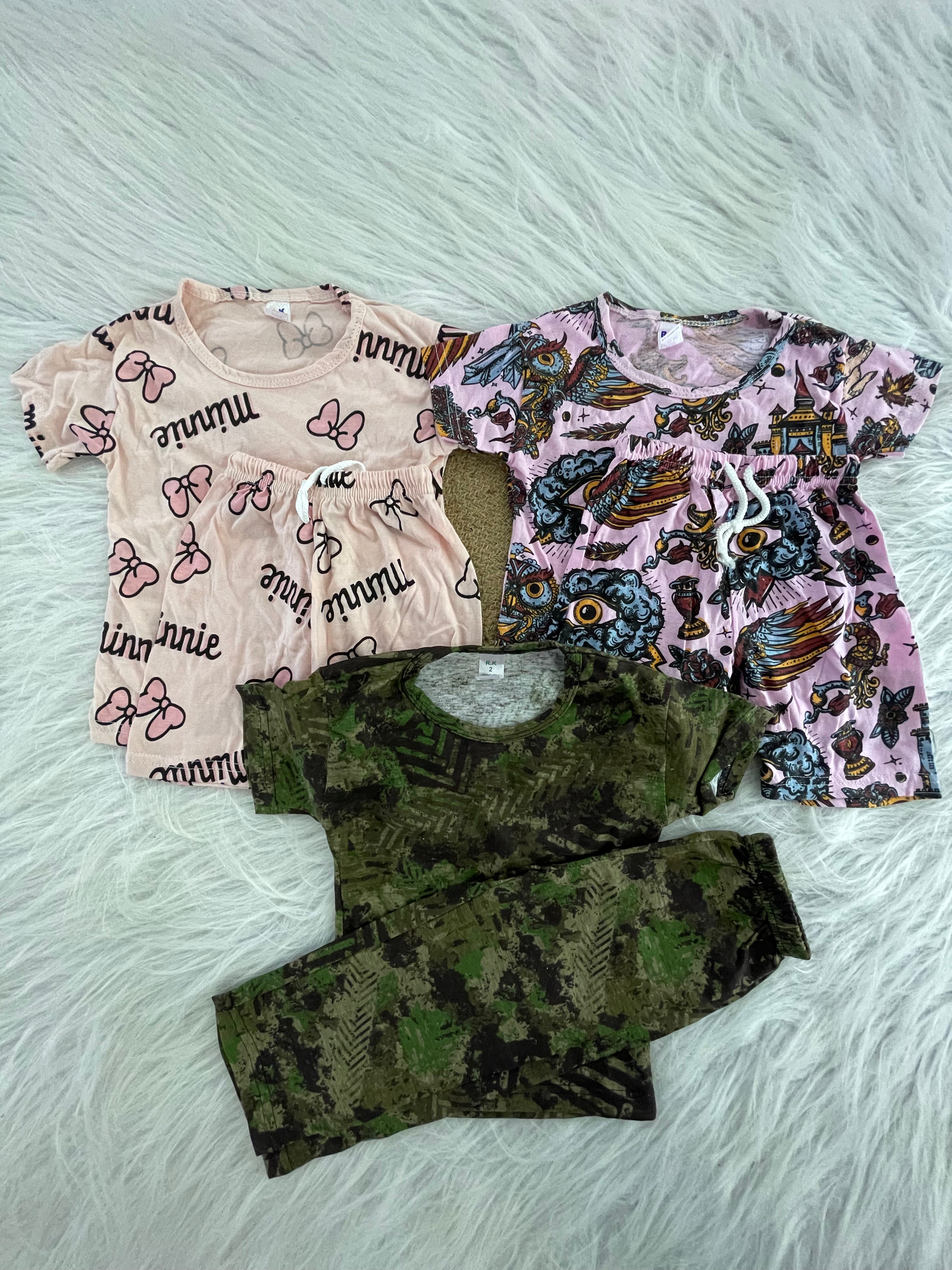 3 PC COMBO SETS 1-2 YEARS 1157
