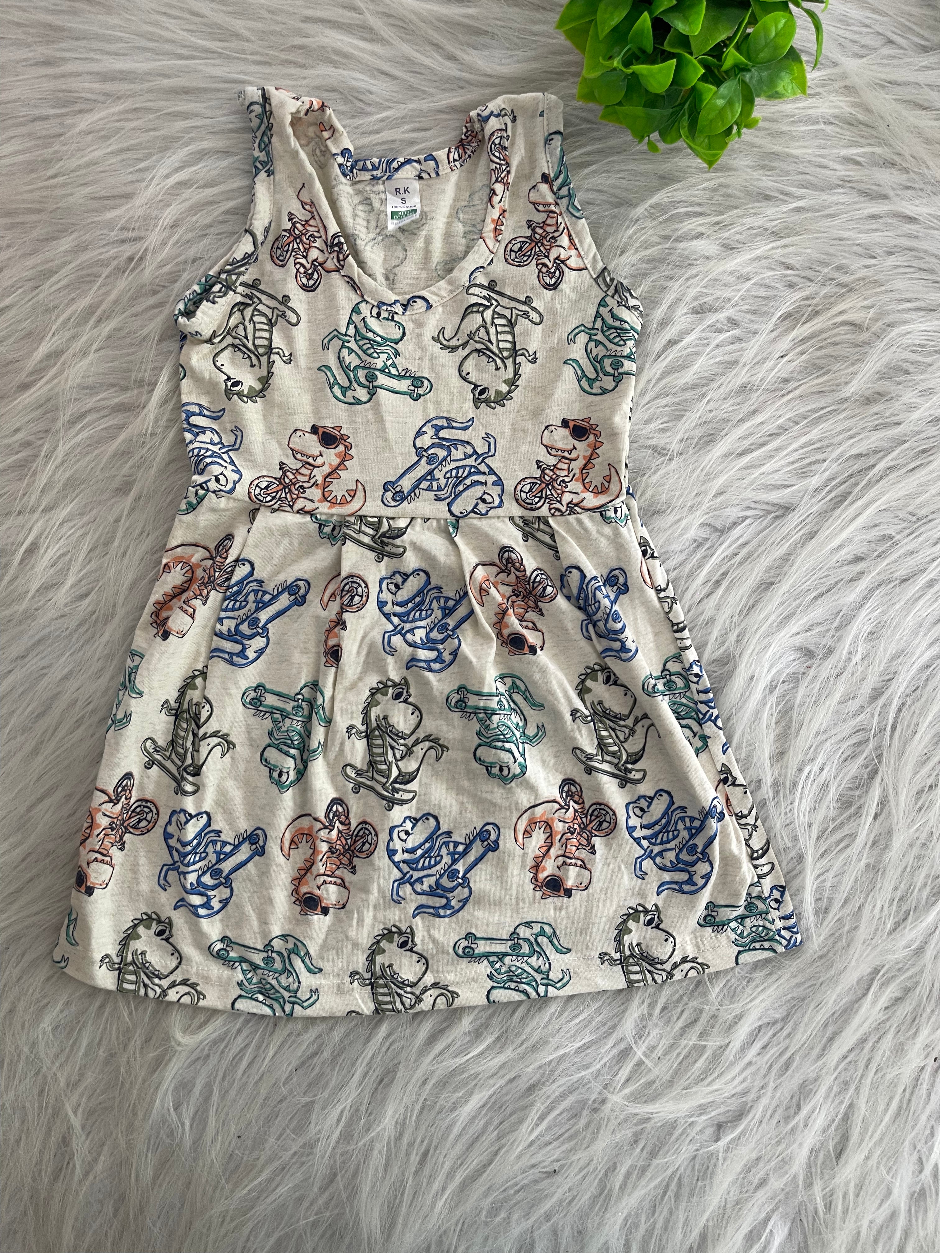 SLEEVELESS FROCKS 2-3 YEARS