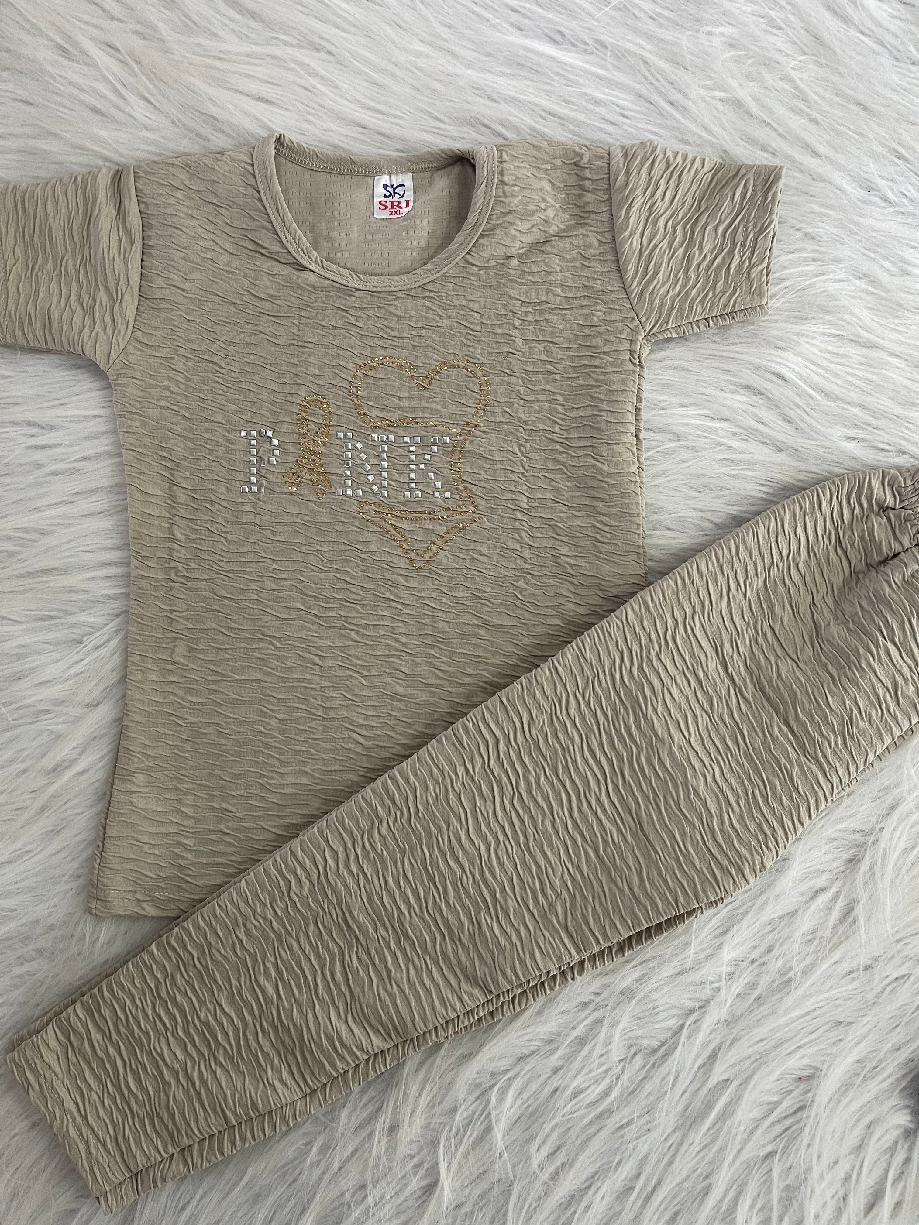 CRINKLED  PANT SET