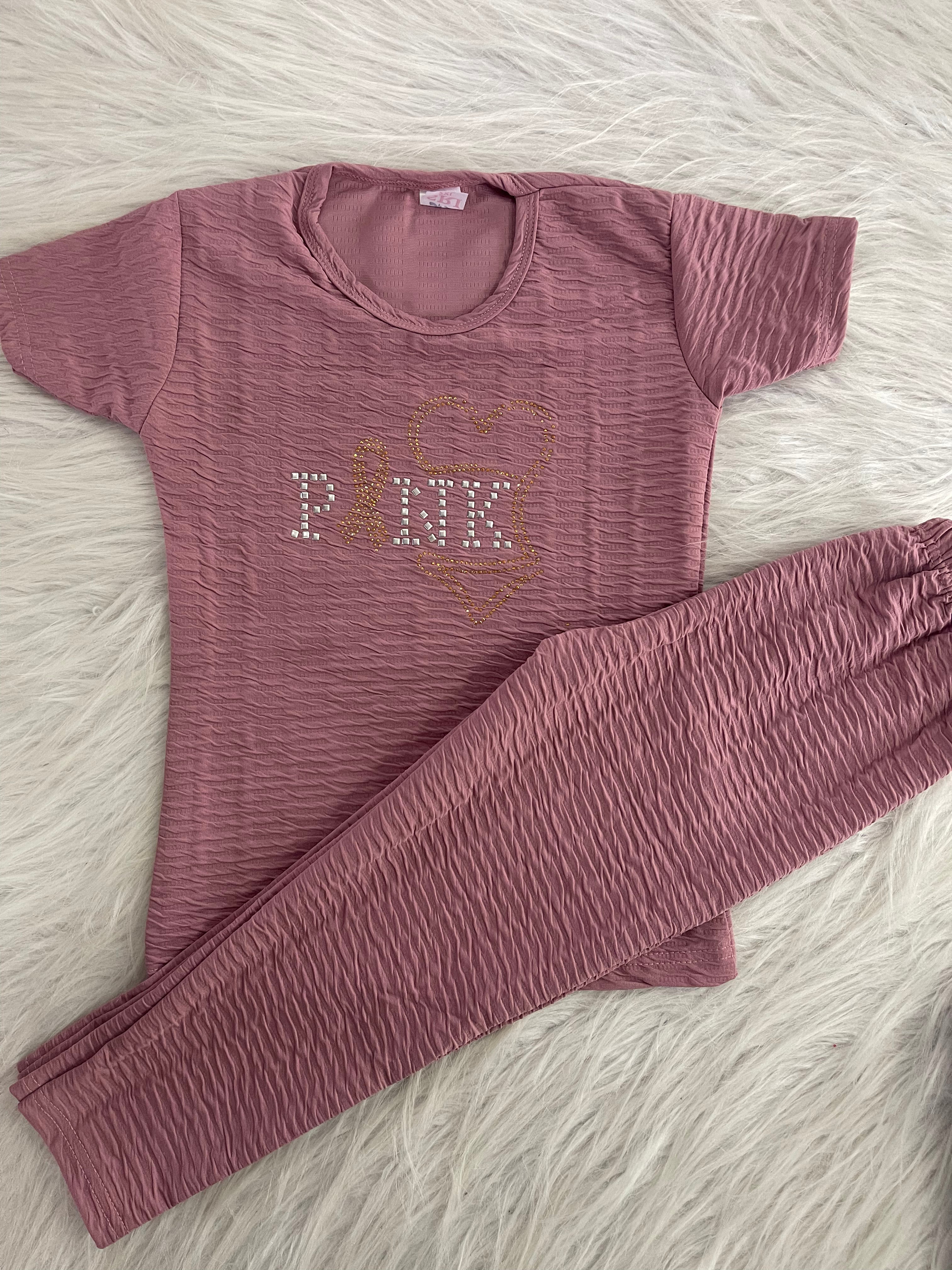 CRINKLED  PANT SET