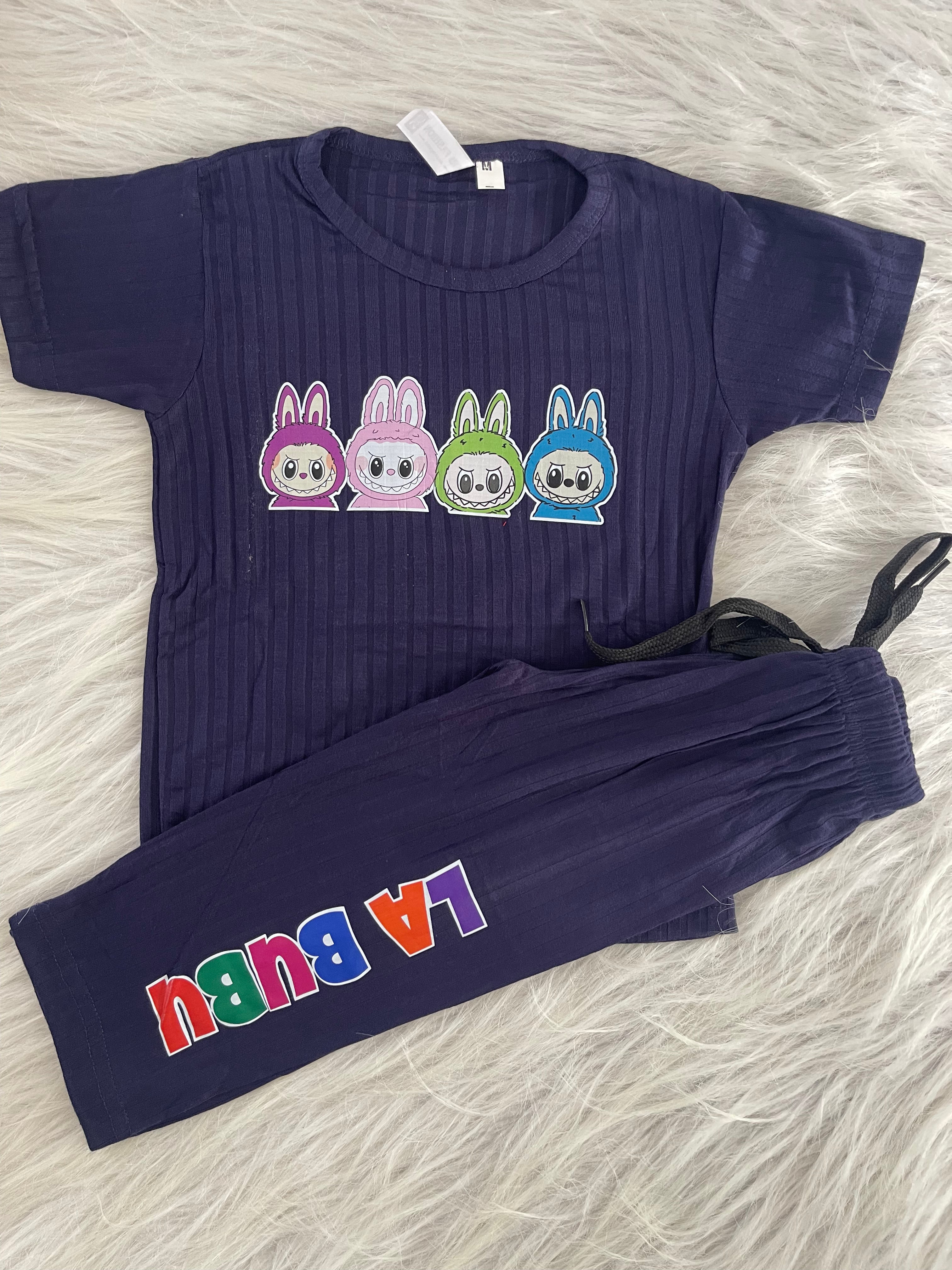 LABUBU PRINTED PYJAMA SETS 1996