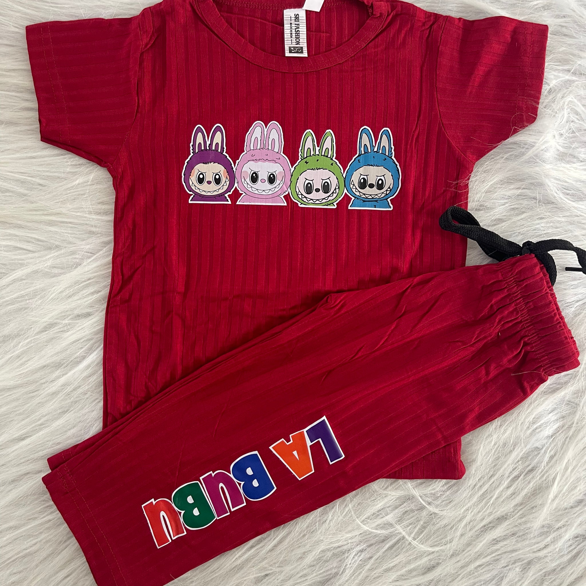 LABUBU PRINTED PYJAMA SETS 1996