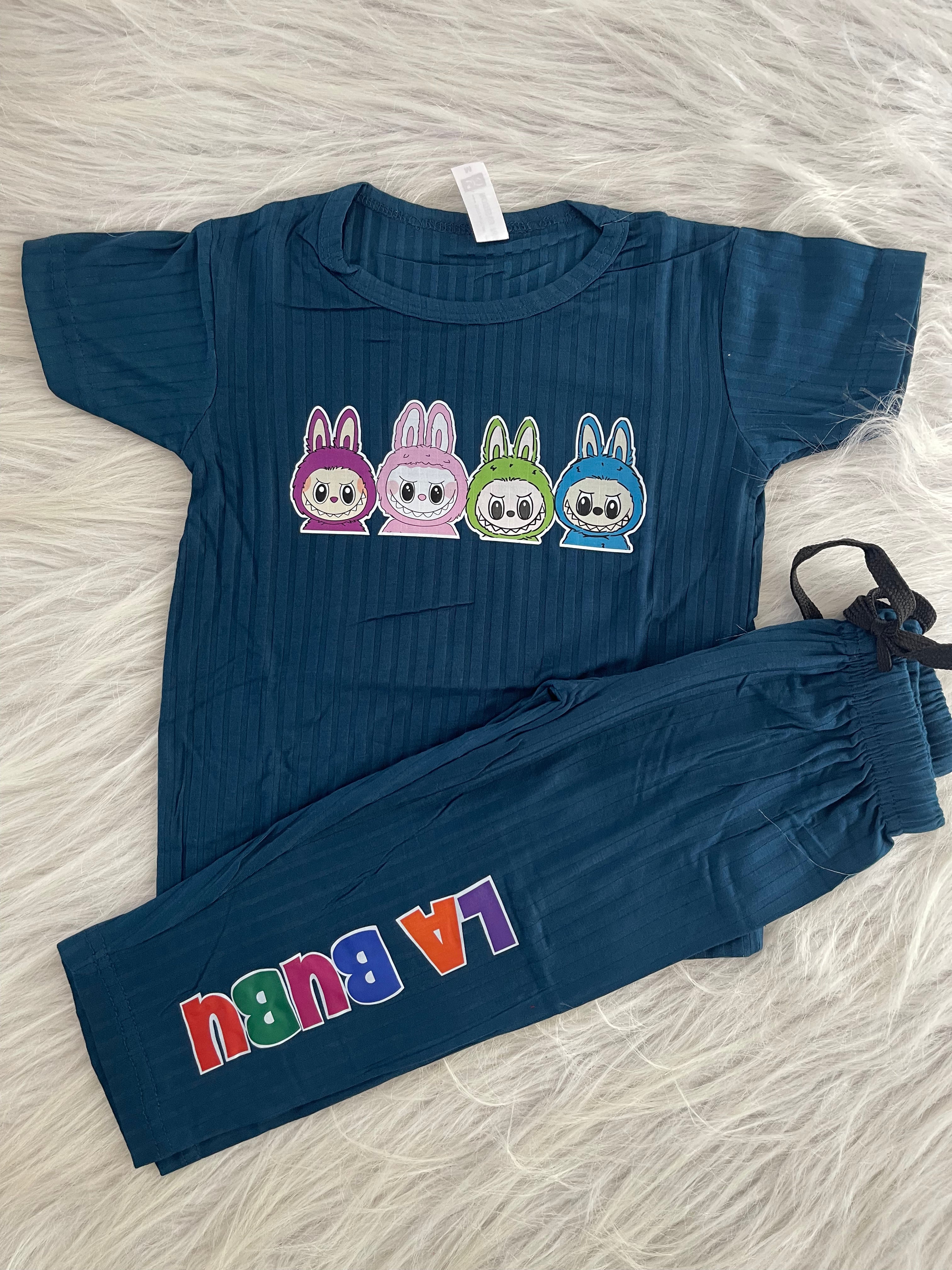 LABUBU PRINTED PYJAMA SETS 1996
