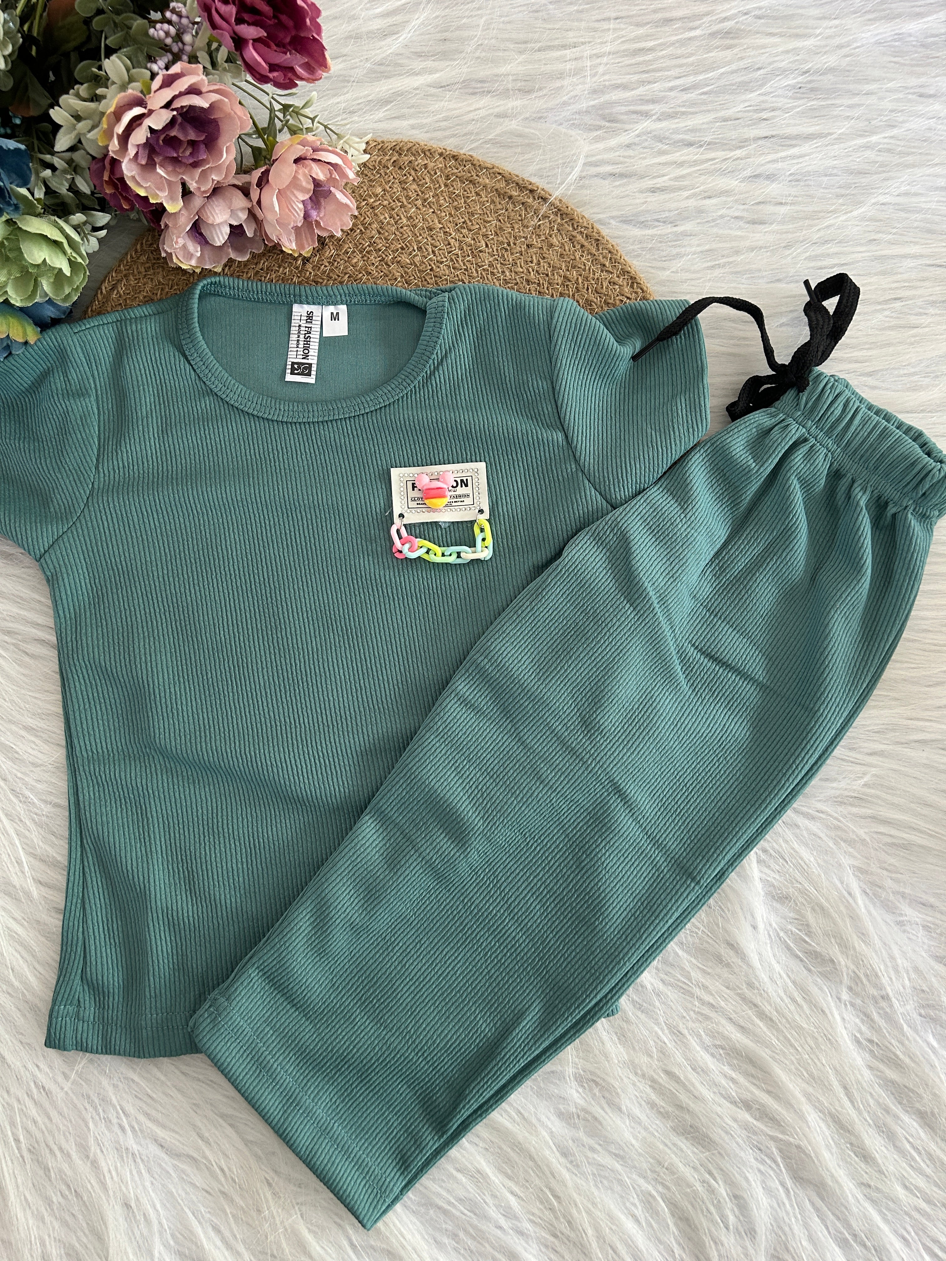 KNITTED PYJAMA SETS/ GIRLS PYJAMA SETS /NIGHT SUIT 1107
