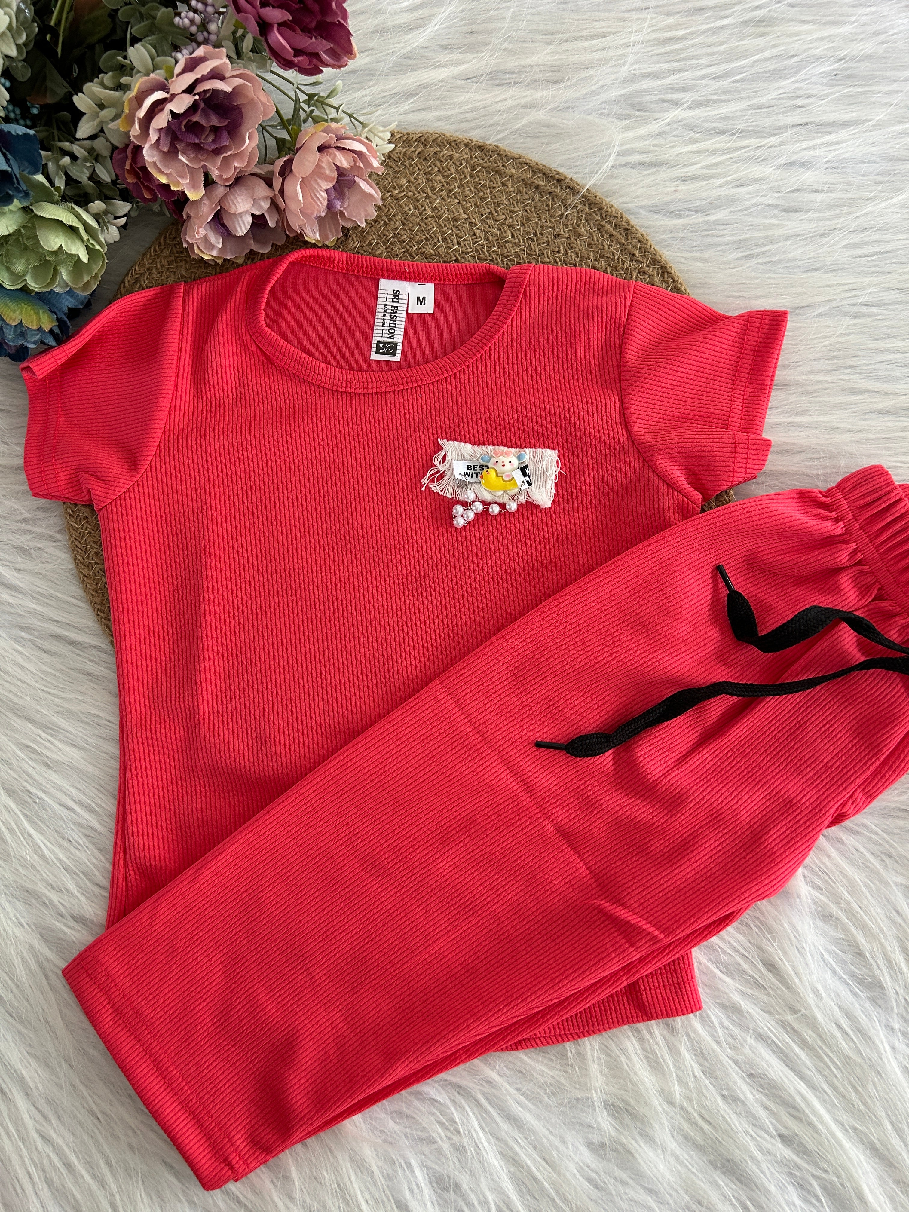 KNITTED PYJAMA SETS/ GIRLS PYJAMA SETS /NIGHT SUIT 1107