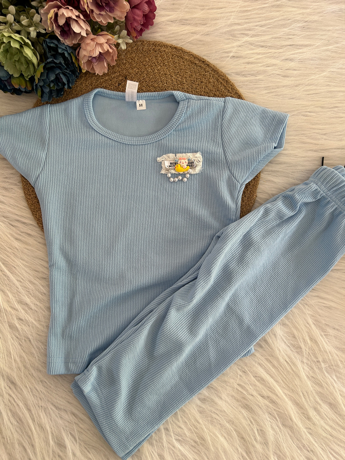 KNITTED PYJAMA SETS/ GIRLS PYJAMA SETS /NIGHT SUIT 1107
