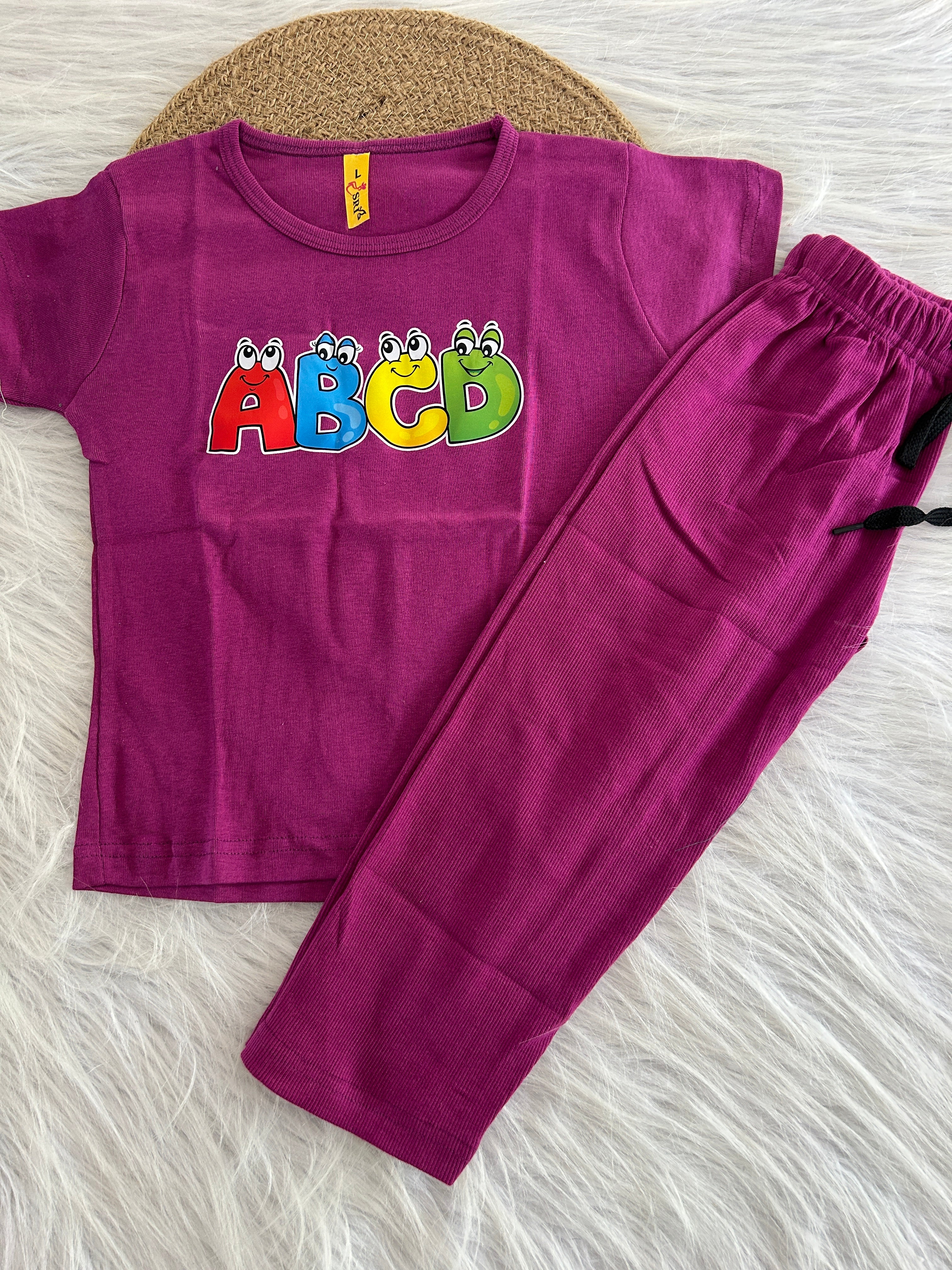RIBBED PYJAMA SETS FOR GIRLS 1130