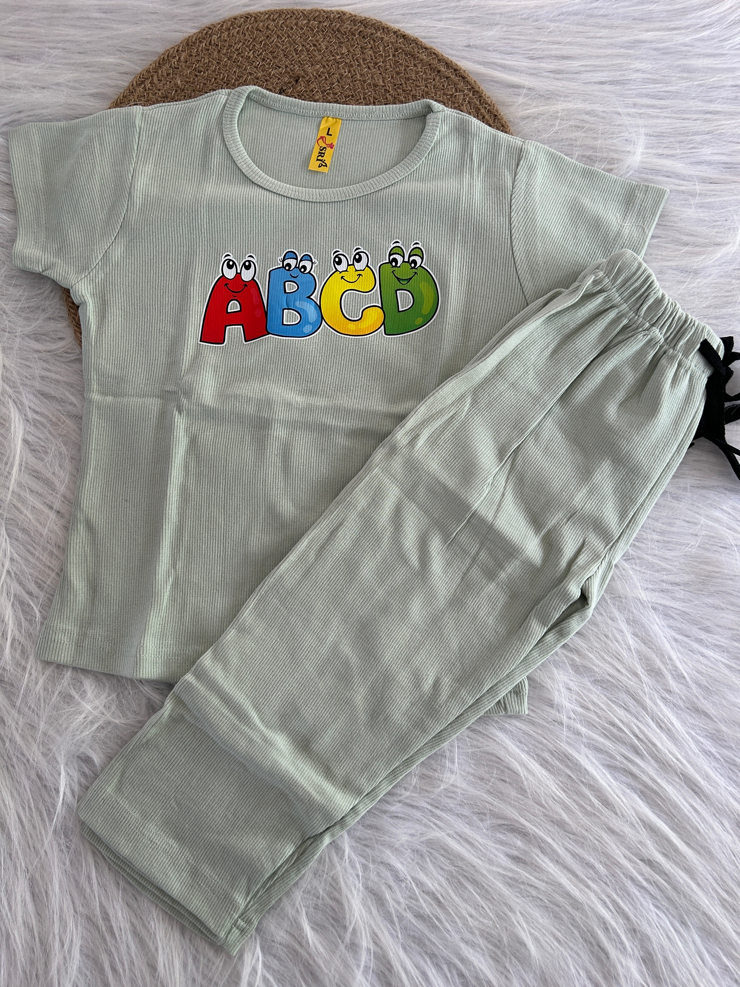 RIBBED PYJAMA SETS FOR GIRLS 1130