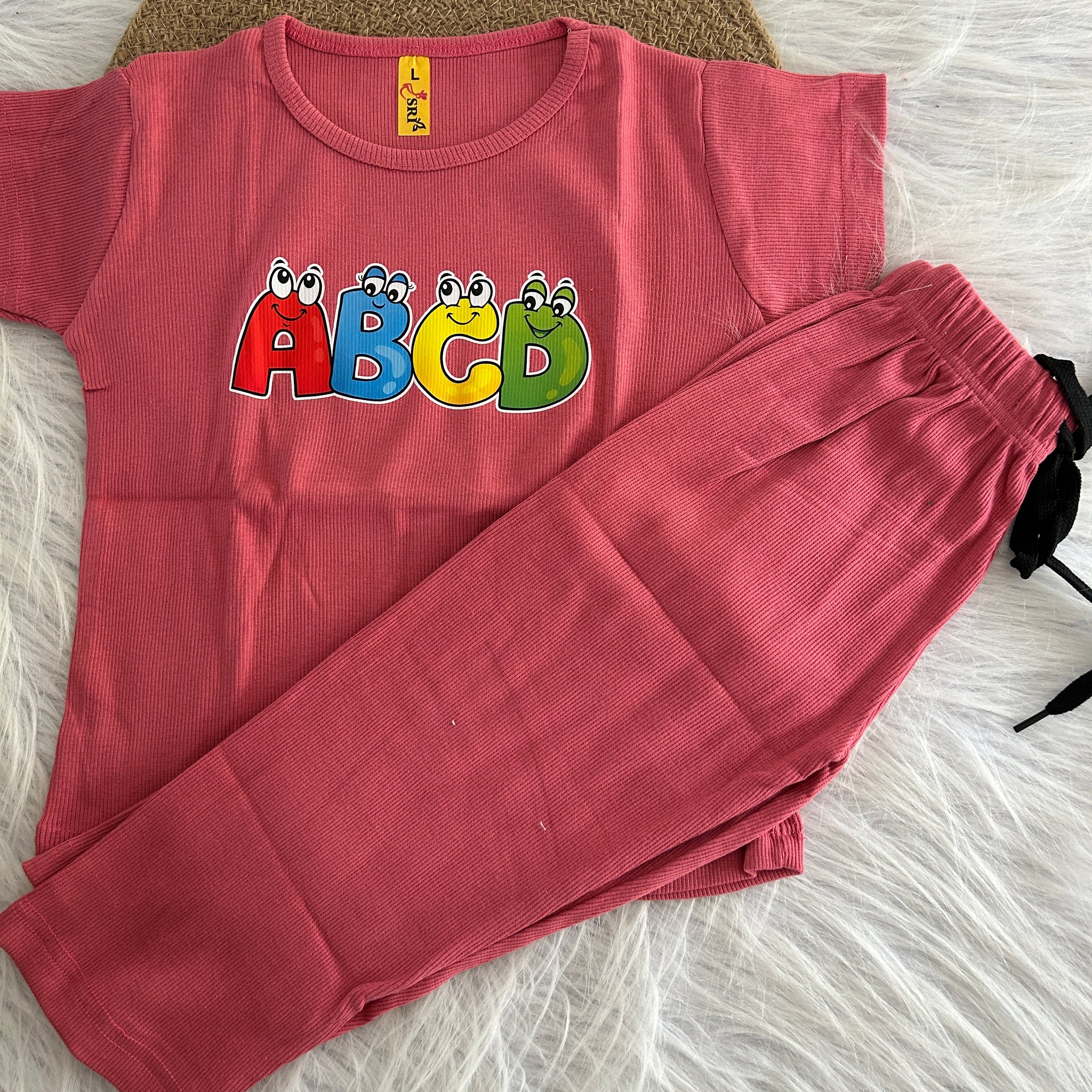 RIBBED PYJAMA SETS FOR GIRLS 1130