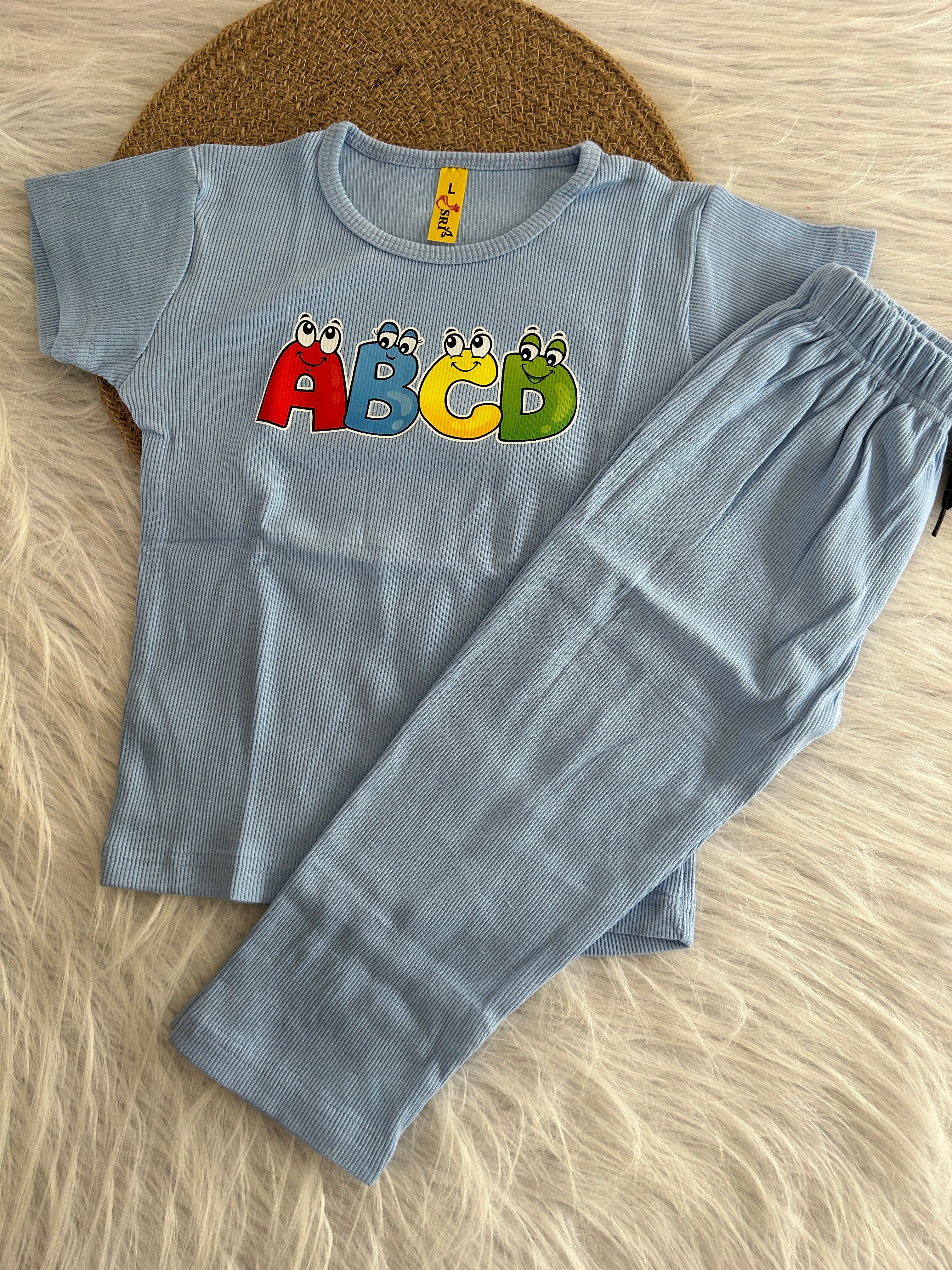 RIBBED PYJAMA SETS FOR GIRLS 1130