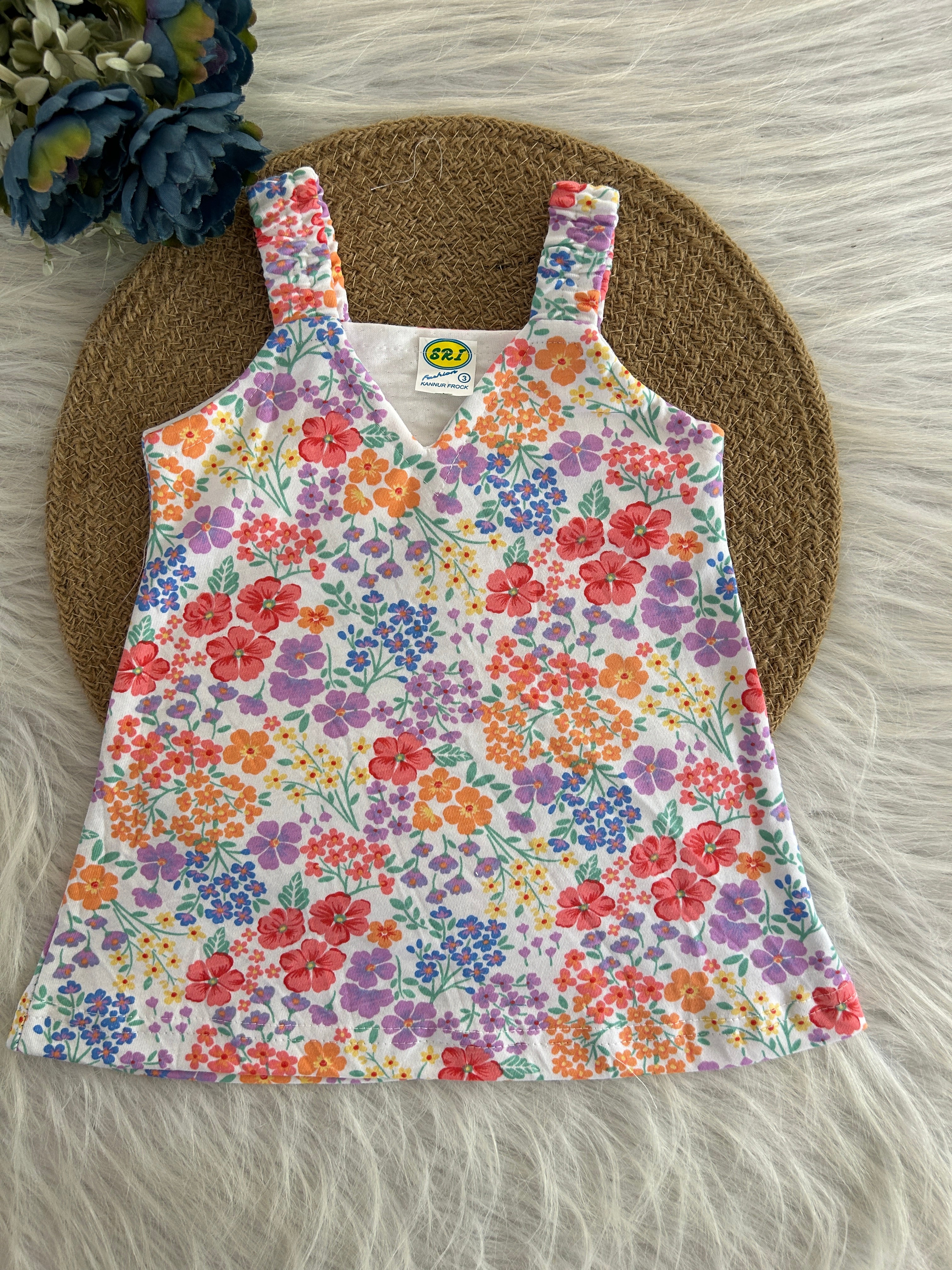 BELT FROCK/ SLEEVELESS FROCK/SUMMER FROCK 1103