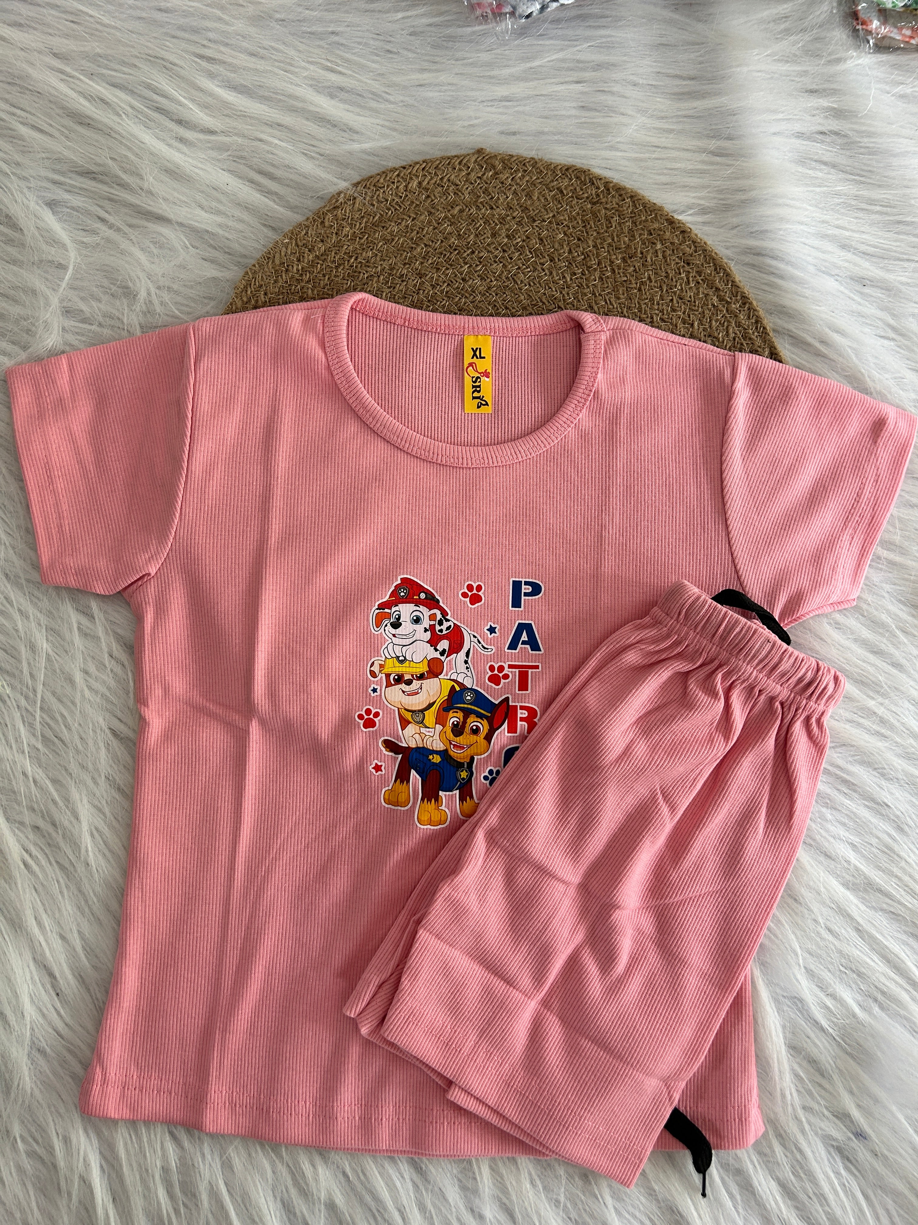 KNITTED COTTON SHORTS SETS 1106