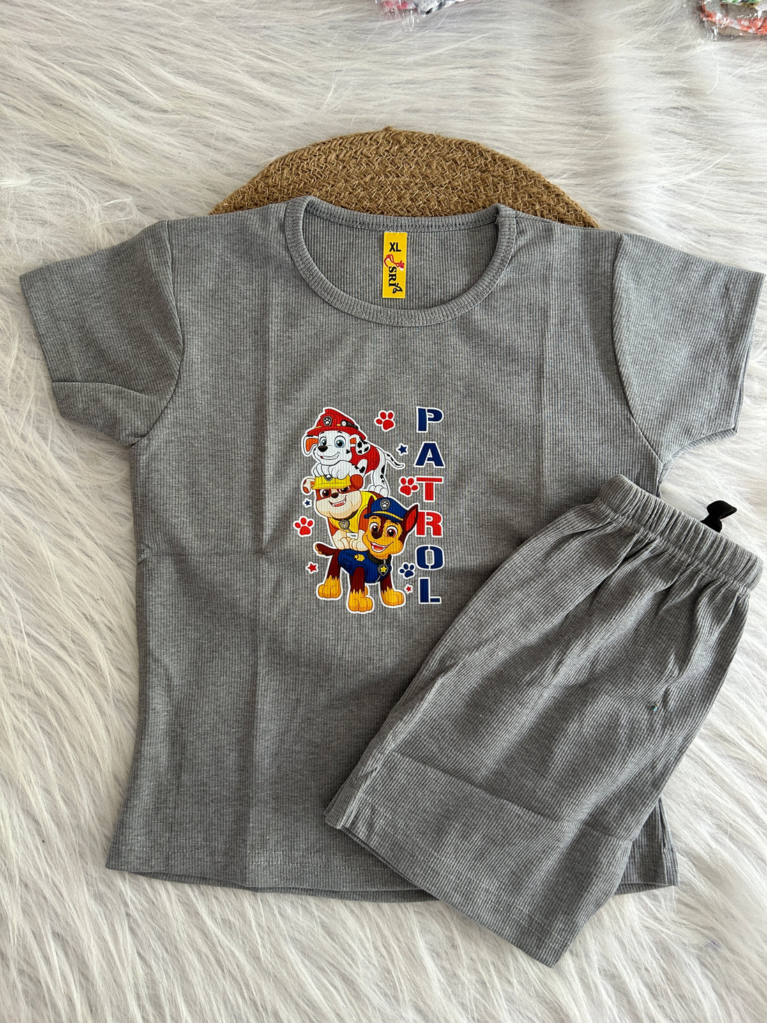 KNITTED COTTON SHORTS SETS 1106