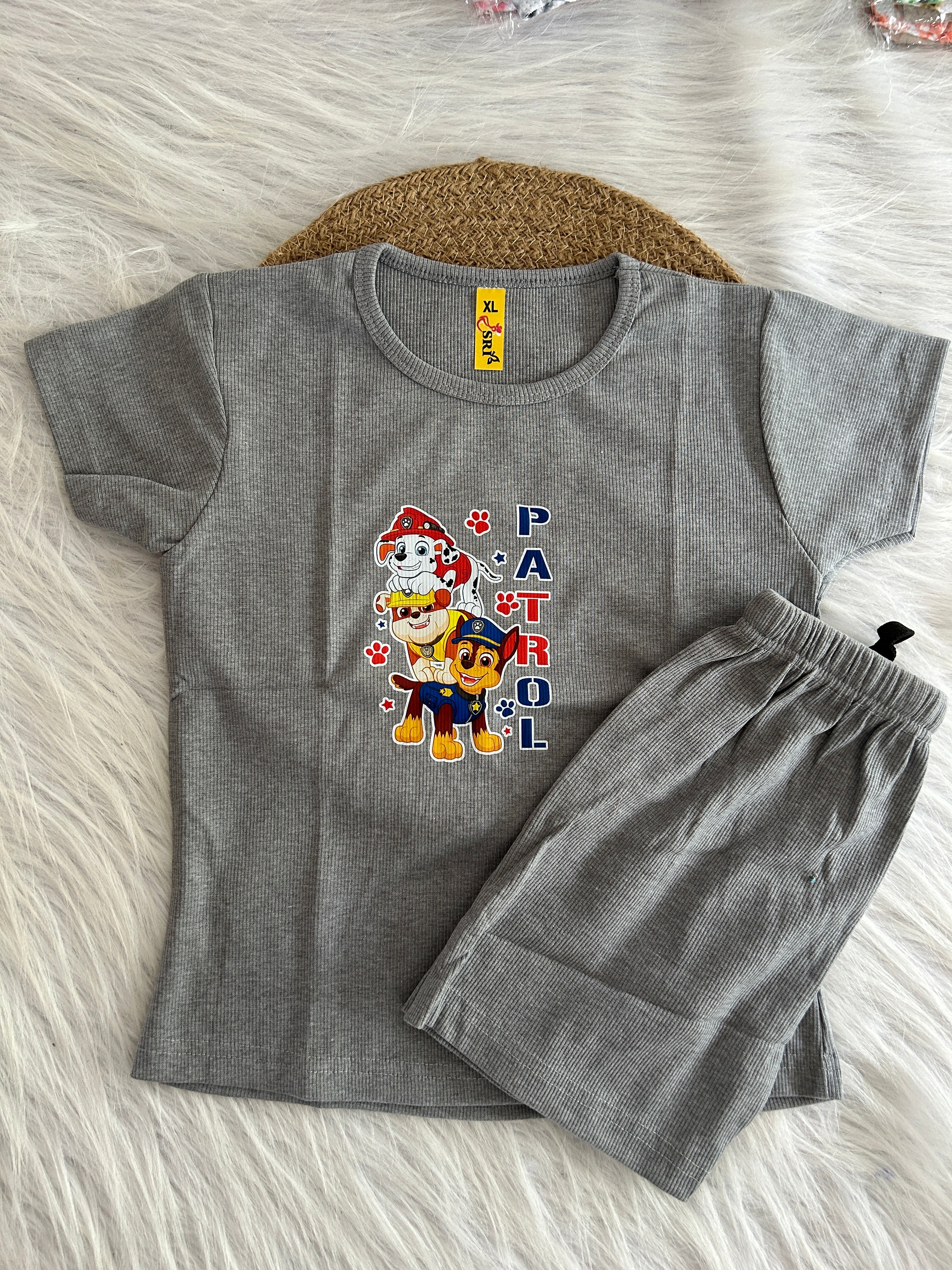 KNITTED COTTON SHORTS SETS 1106