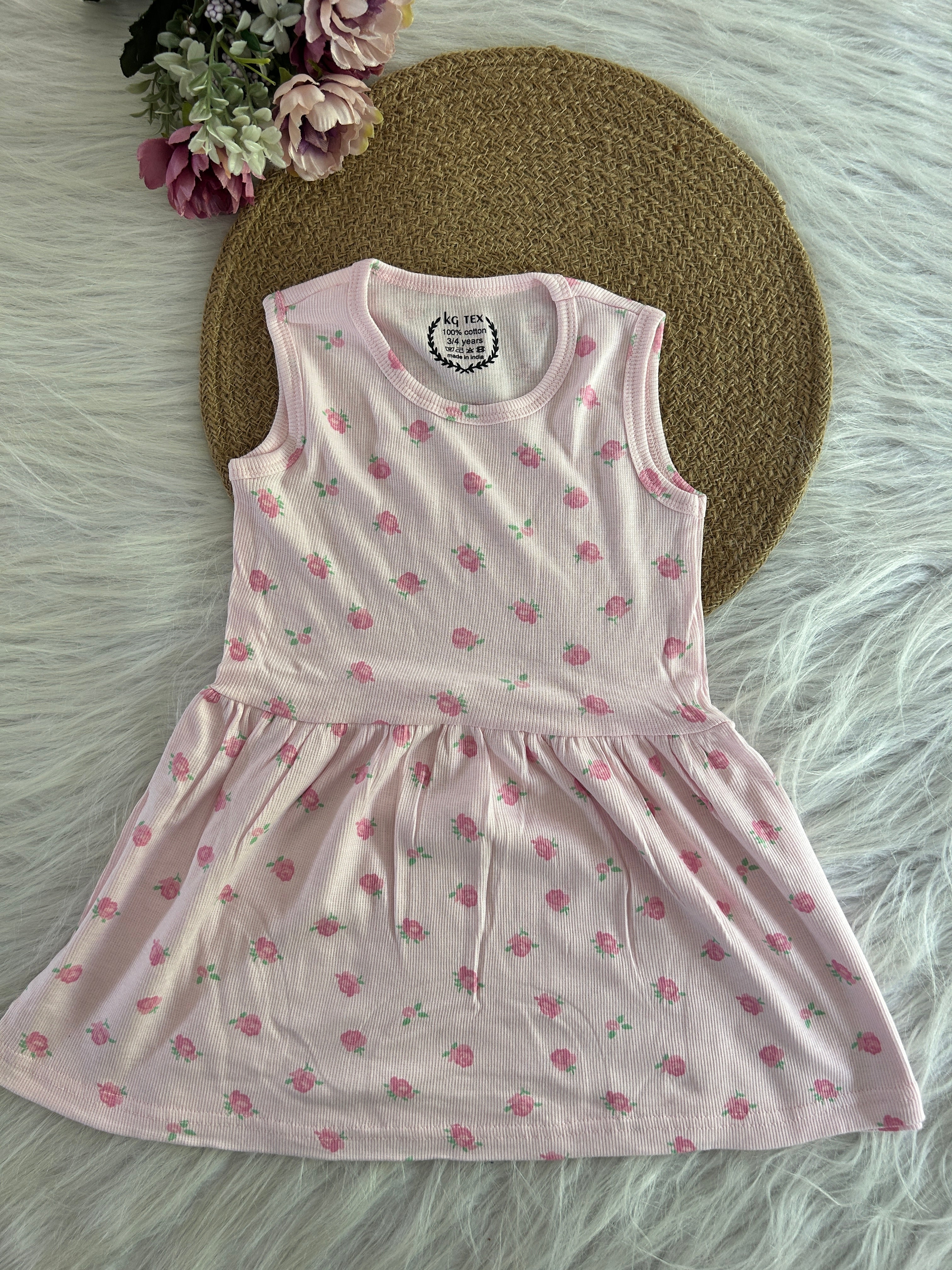 SLEEVELESS FROCKS  2-3 YEARS 1131