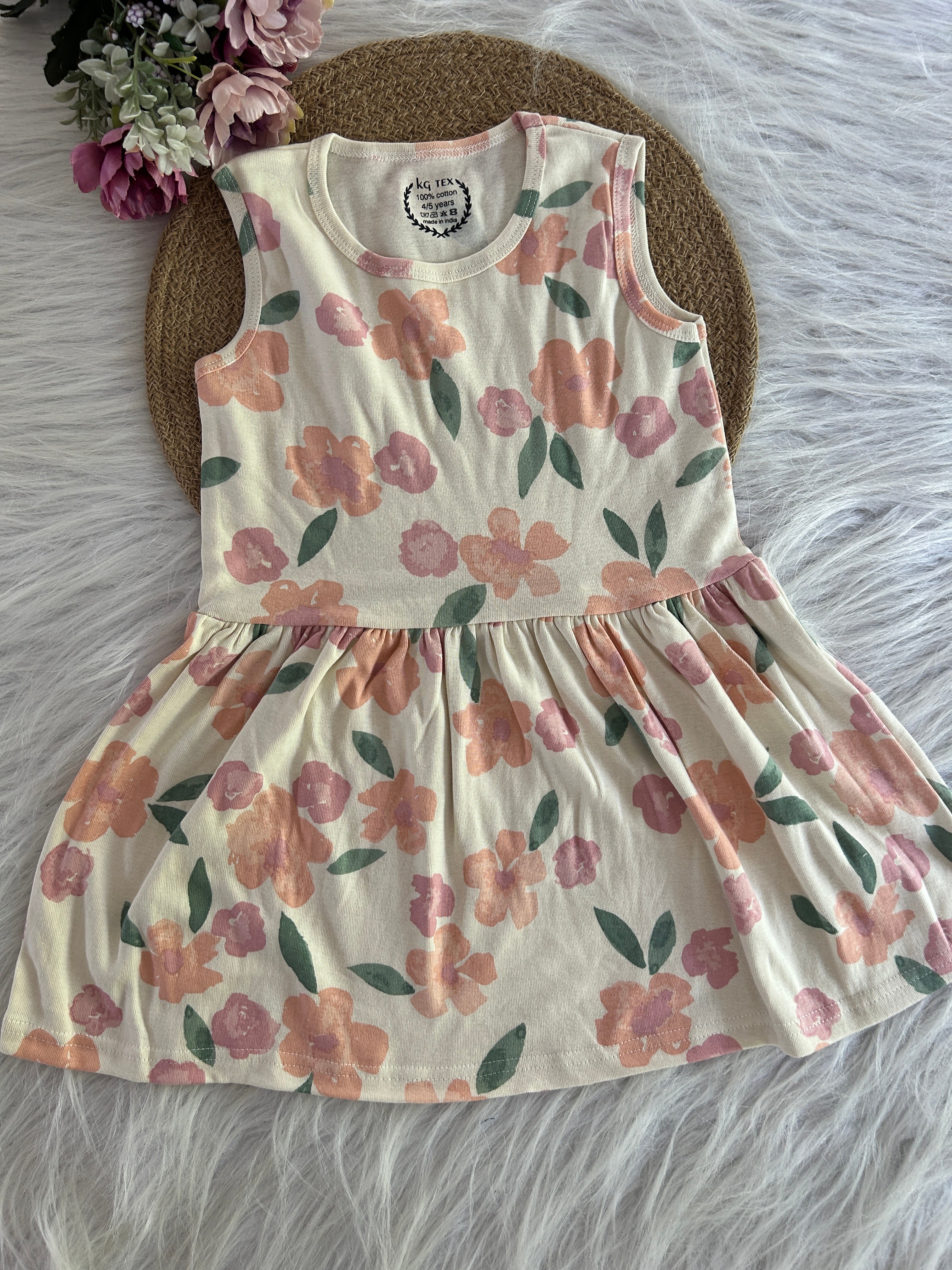 SLEEVELESS FROCKS  2-3 YEARS 1131